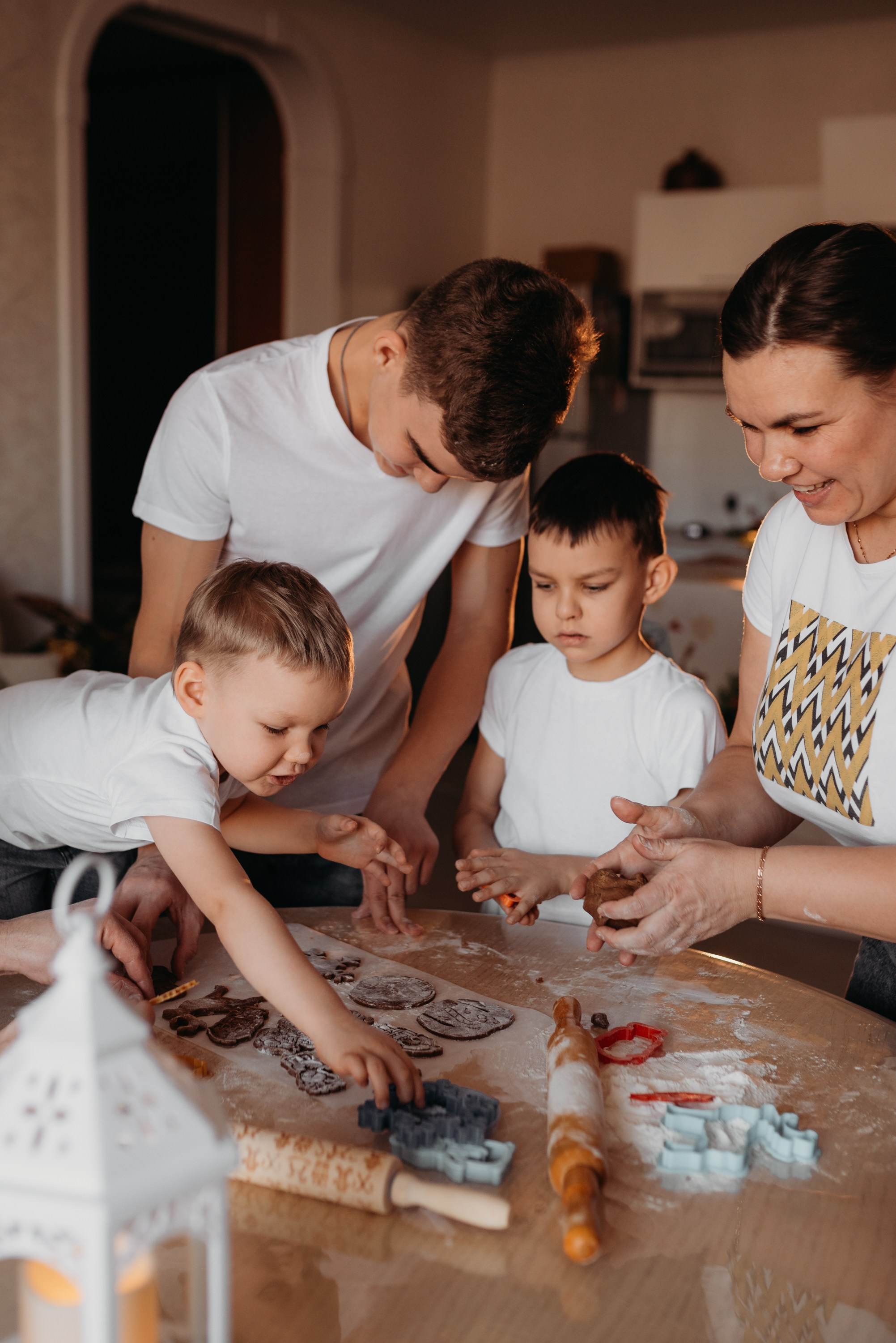 Юлия, Алексей, Тихон, Трофим и Потап. Семейный и детский фотограф в Новосибирске и Краснообске — Анна Ким