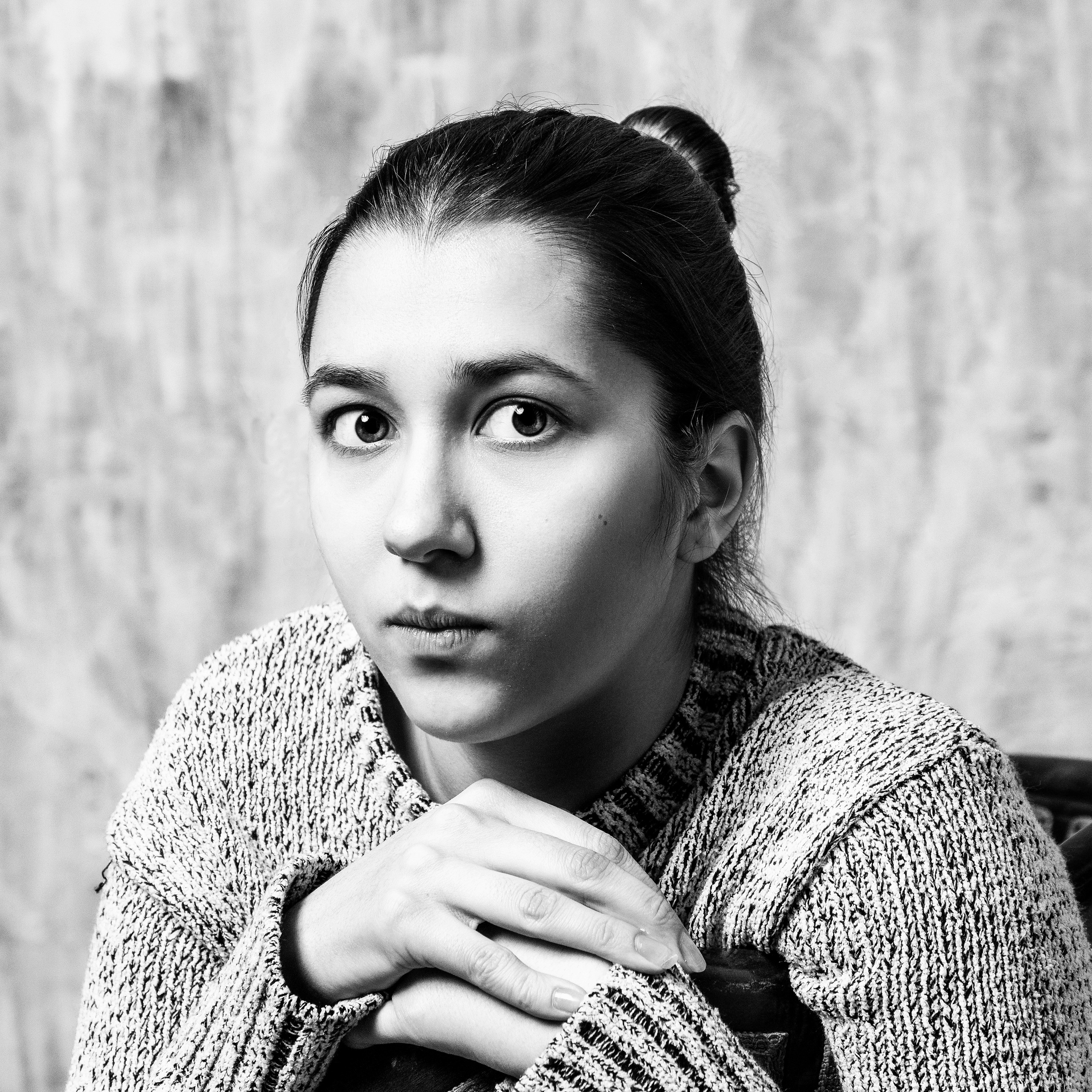 Студийный крупноплановый портрет. Фотограф Алексей Школдин. Новосибирск