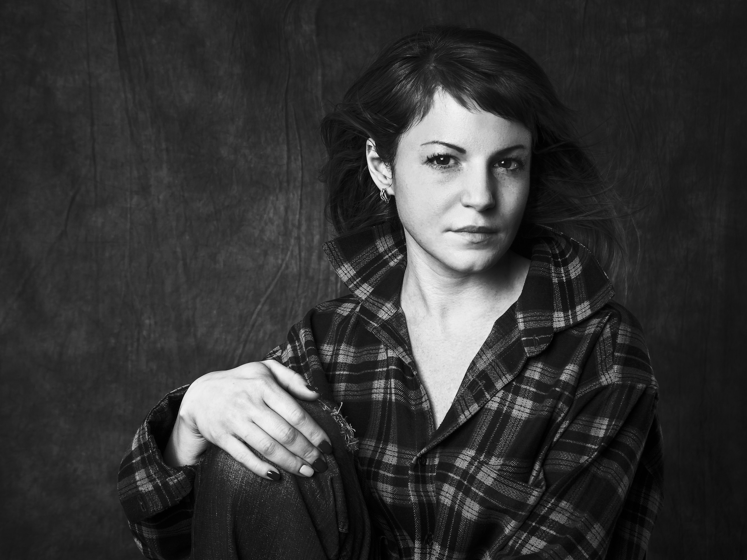 Студийный крупноплановый портрет. Фотограф Алексей Школдин. Новосибирск