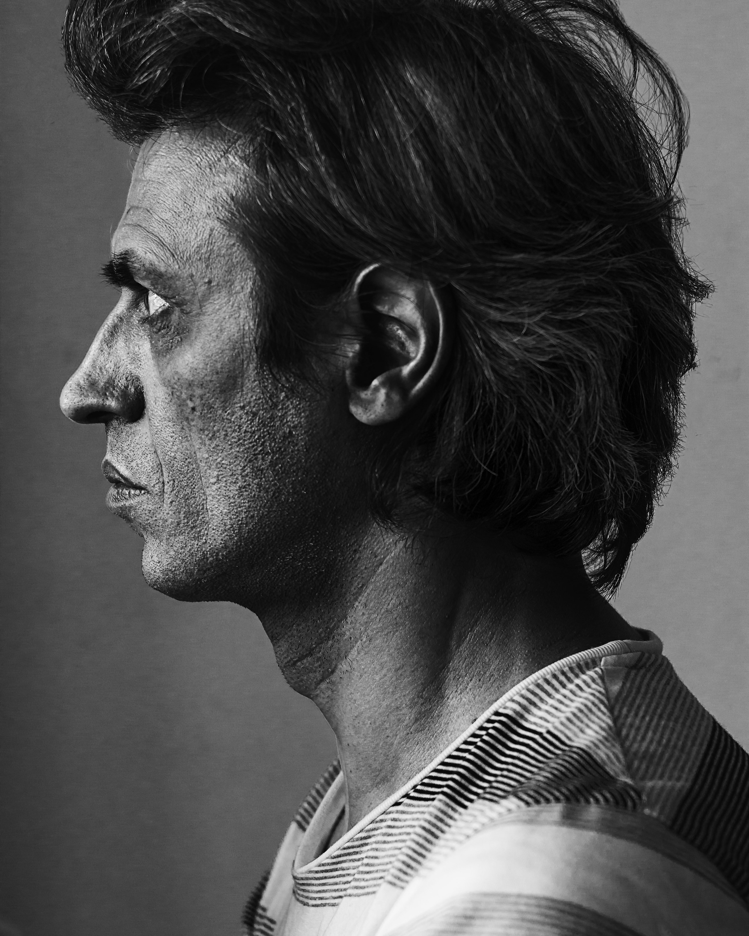 Студийный крупноплановый портрет. Фотограф Алексей Школдин. Новосибирск