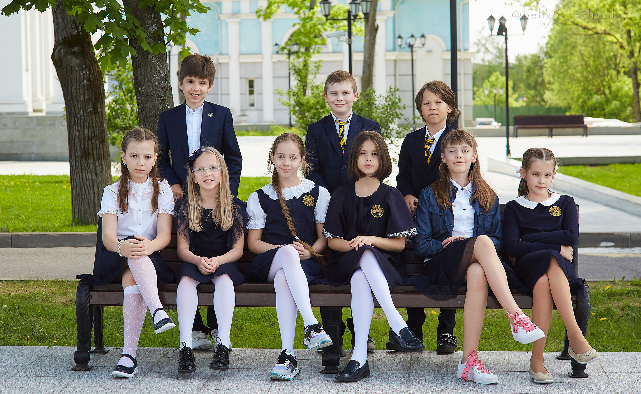 Общая фотография класса. Школьный фотограф Сергей Беликов