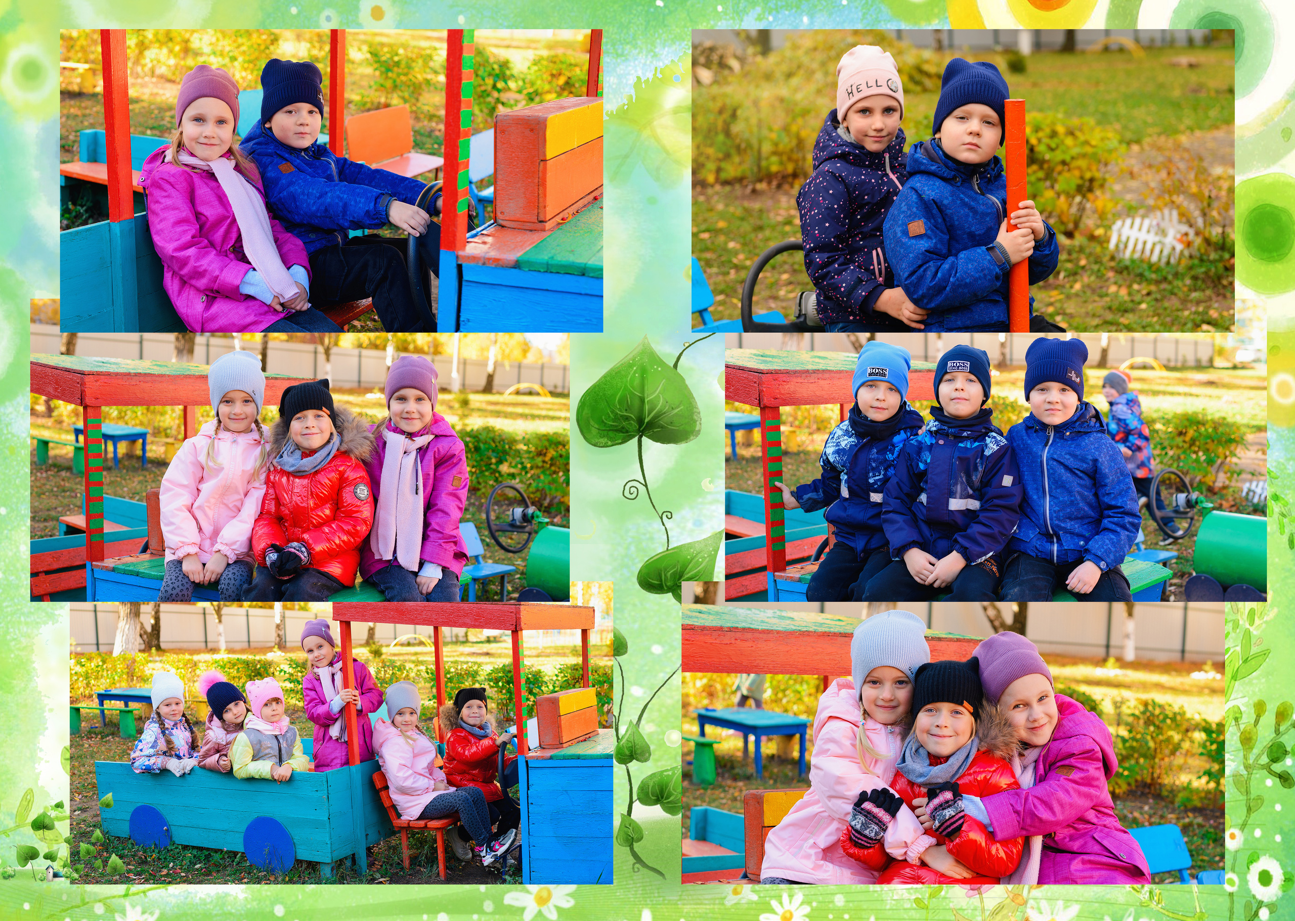 Выпускной альбом для детского сада. Семейный и детский фотограф в Рязани