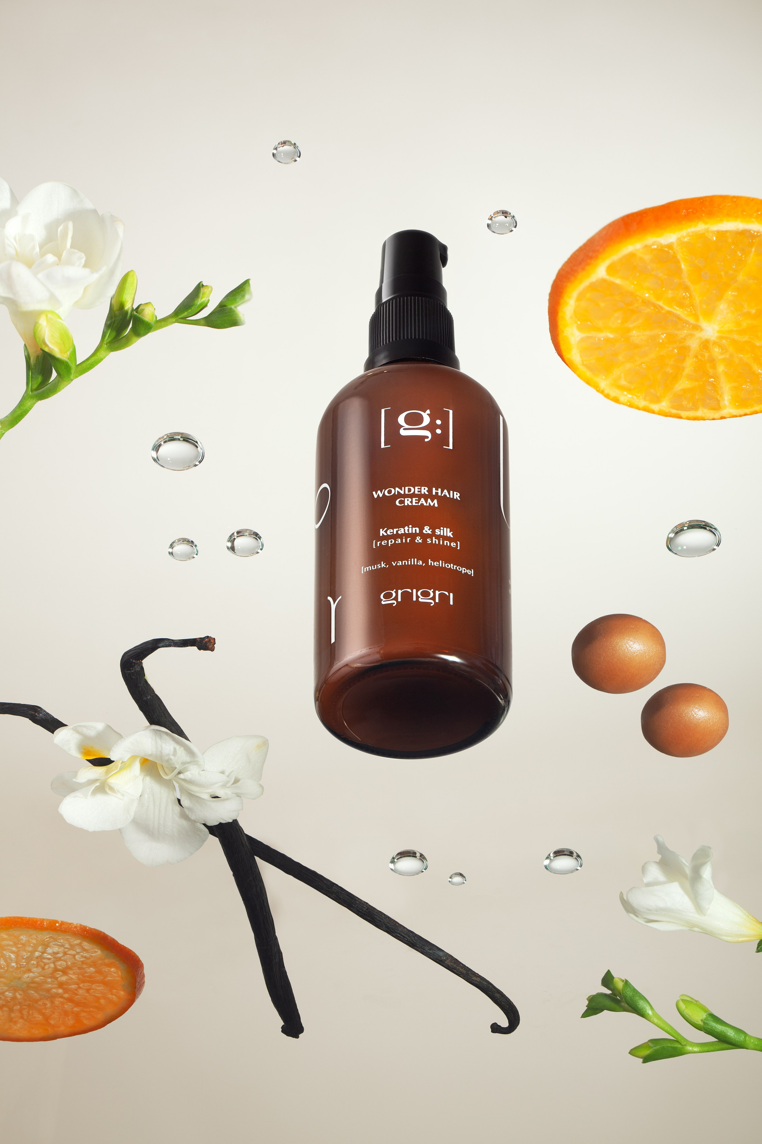 уходовая косметика для волос, фотосъемка серии продуктов