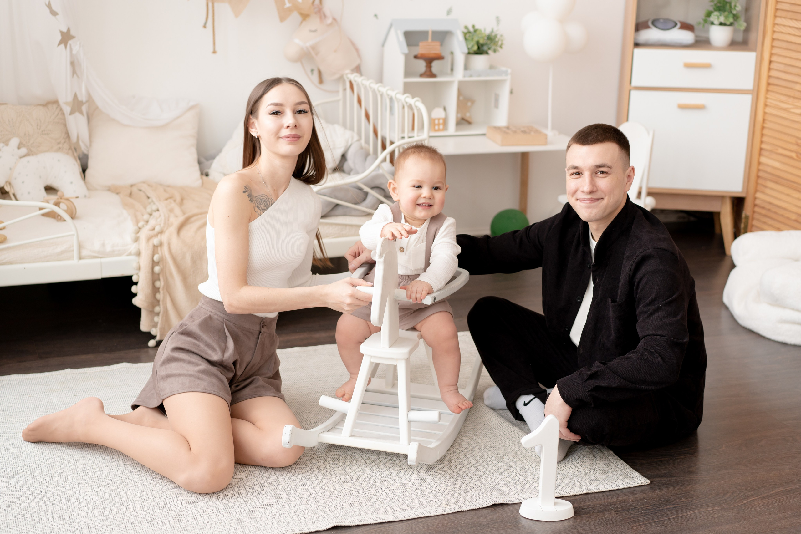 Марк, с первым Днём Рождения!. Детская, семейная фотостудия в Санкт-Петербурге