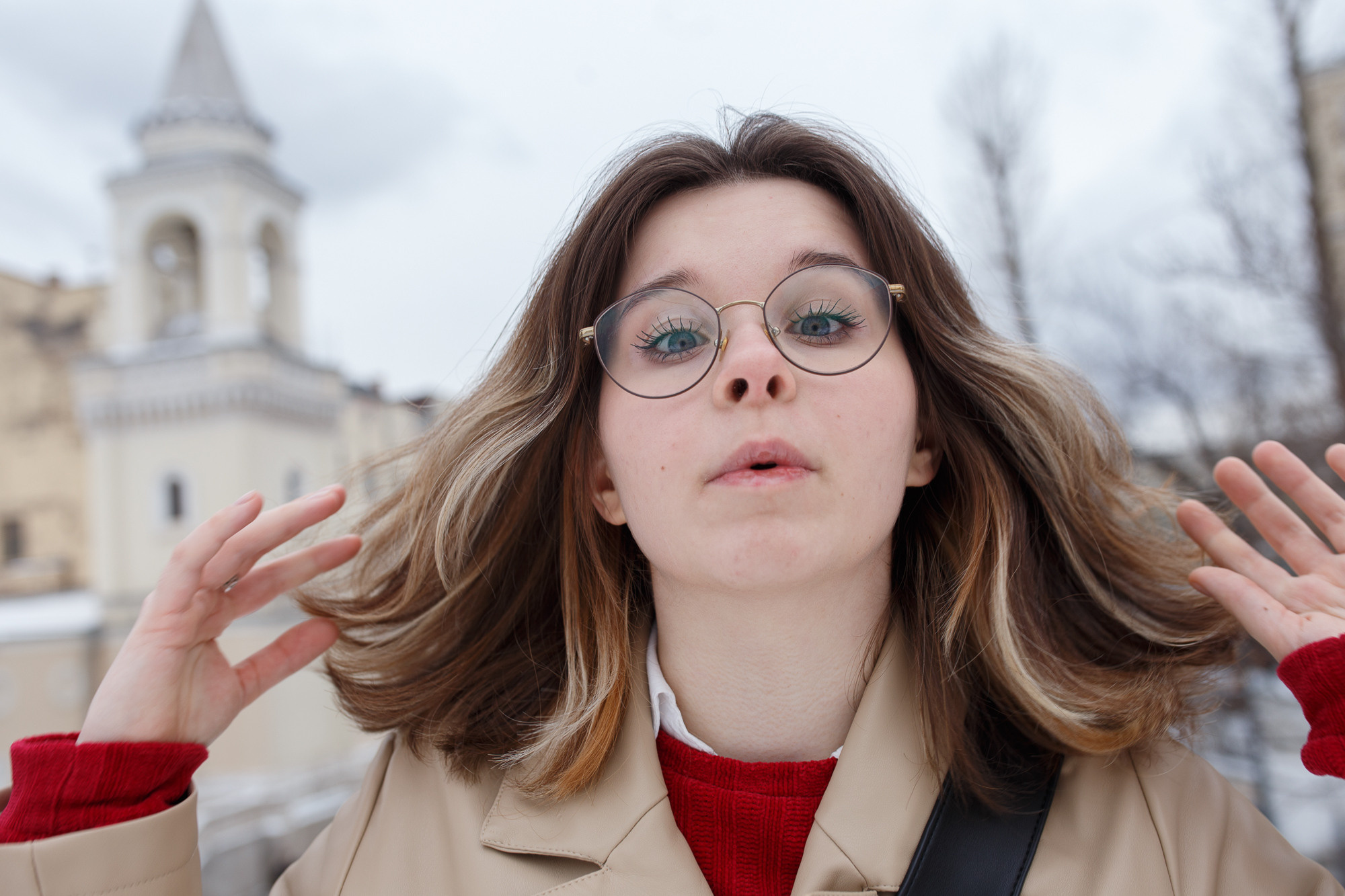 Фотопрогулка для девушки в районе Китай города в Москве. Семейный и школьный фотограф в Москве Анна Ткач