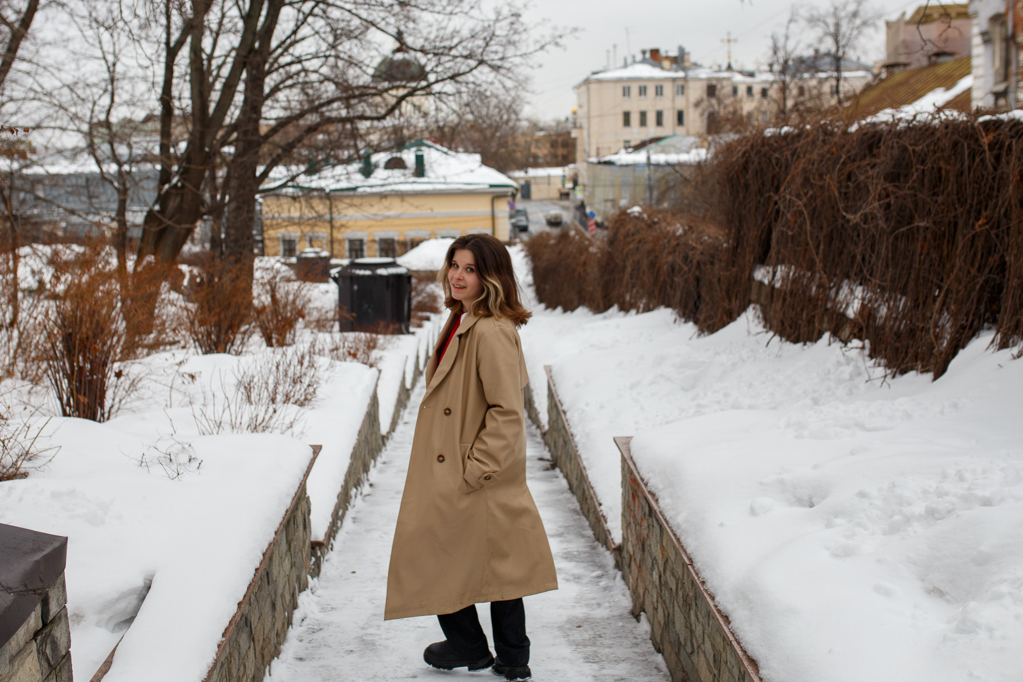 Фотопрогулка для девушки в районе Китай города в Москве. Семейный и школьный фотограф в Москве Анна Ткач