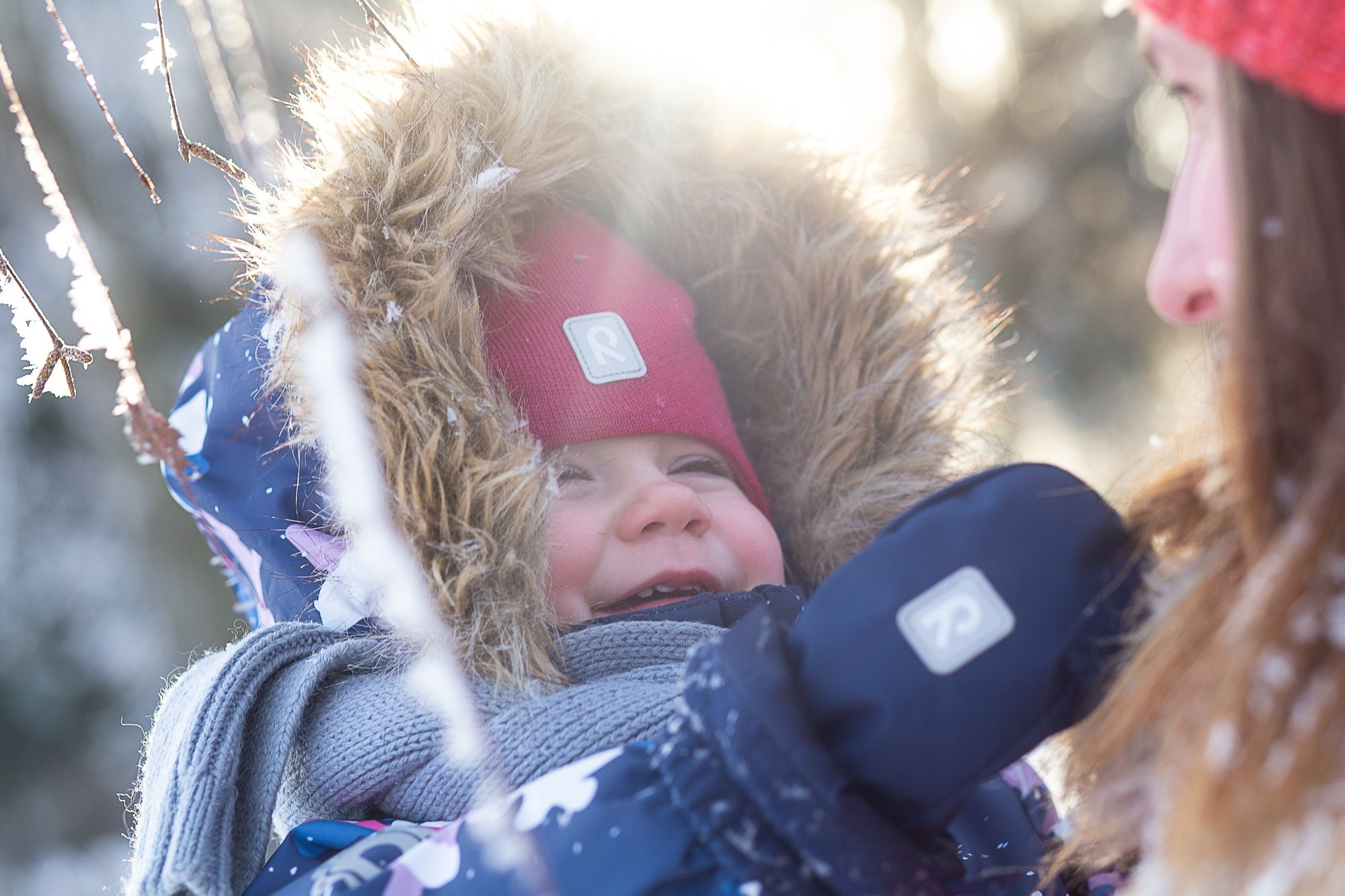 Фотосессия для мамы с дочкой дома и на улице зимой. Семейный и школьный фотограф в Москве Анна Ткач