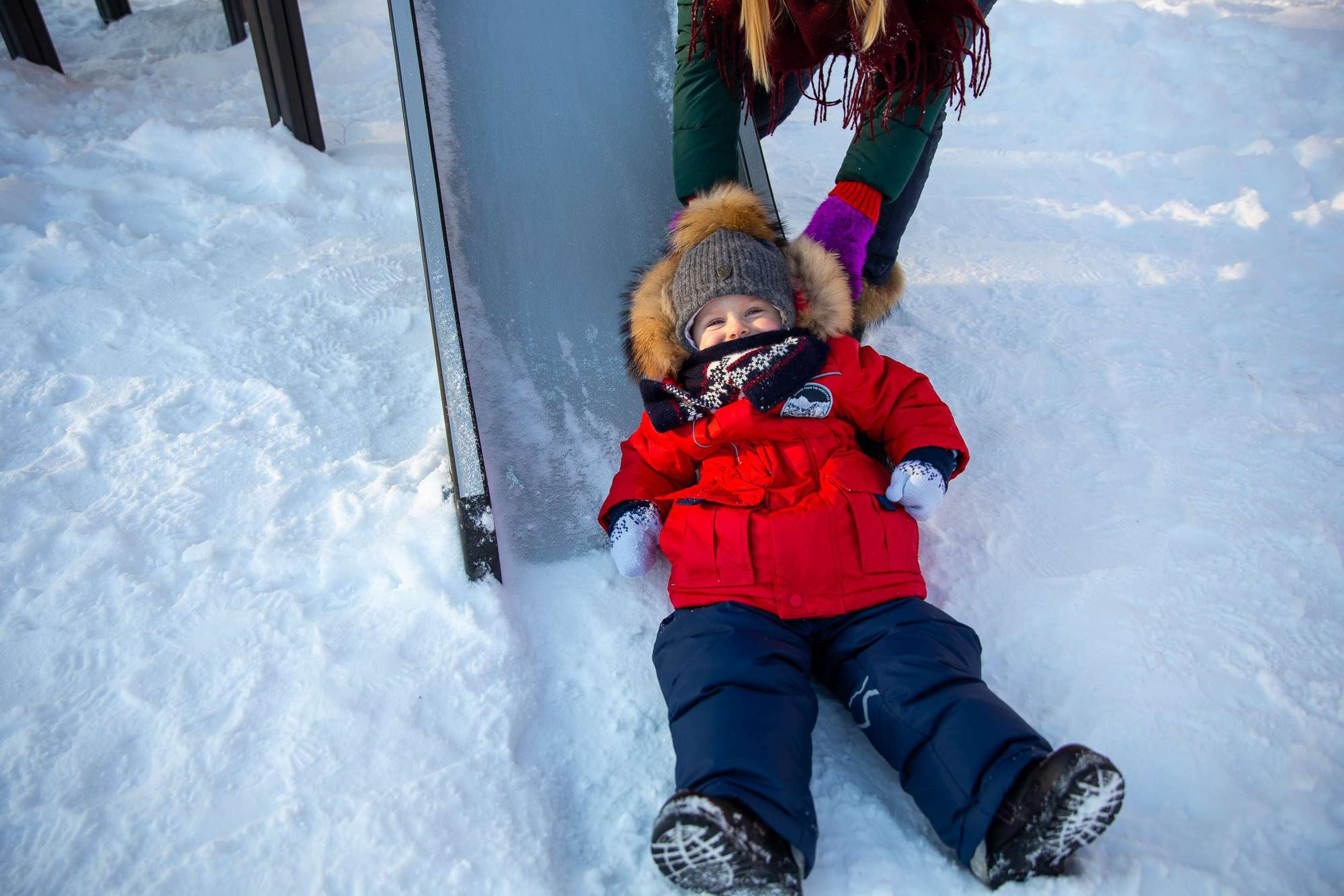 Новогодняя фотосессия в квартире для маленького мальчика и его мамы. Семейный и школьный фотограф в Москве Анна Ткач
