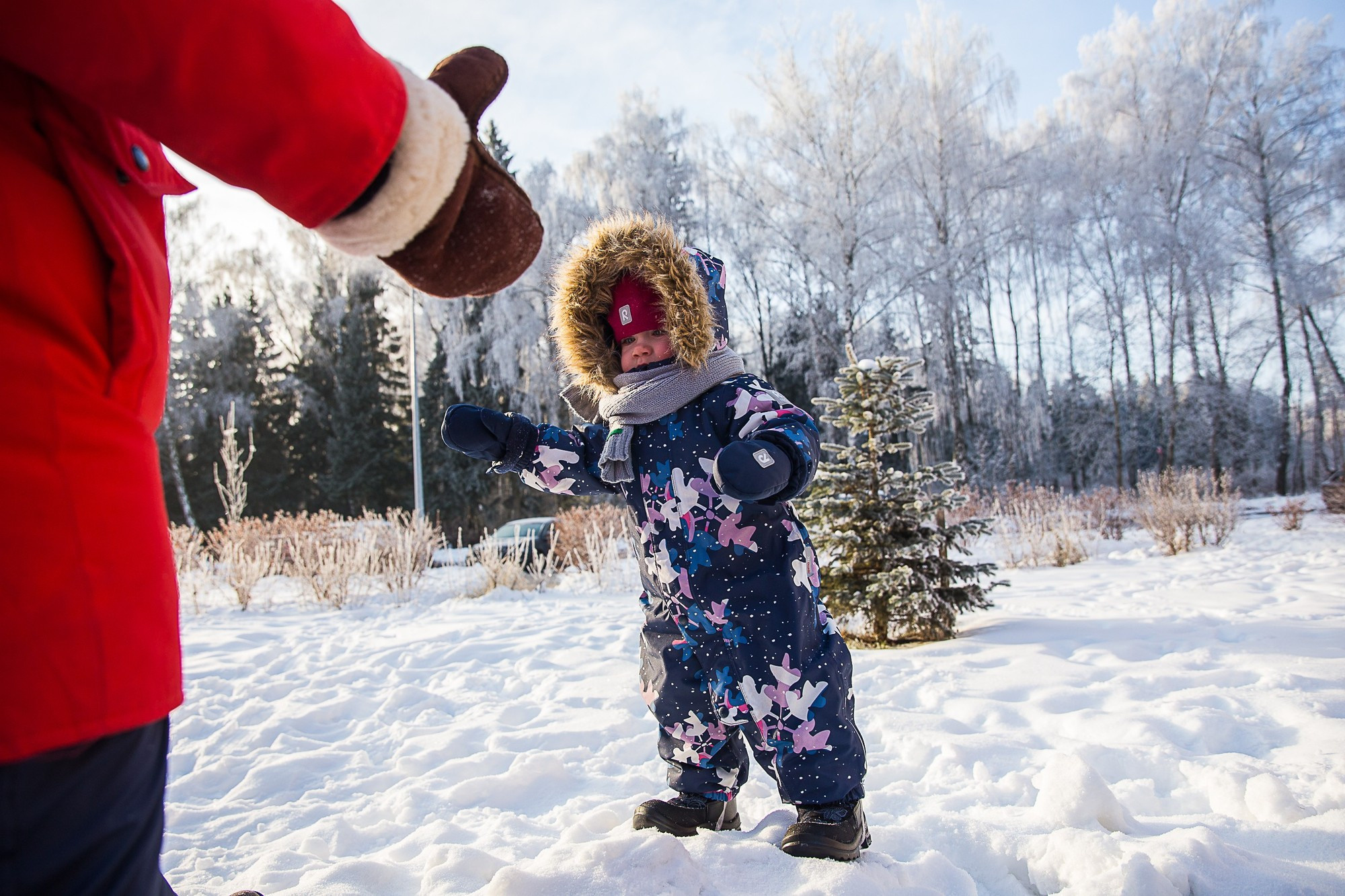Фотосессия для мамы с дочкой дома и на улице зимой. Семейный и школьный фотограф в Москве Анна Ткач