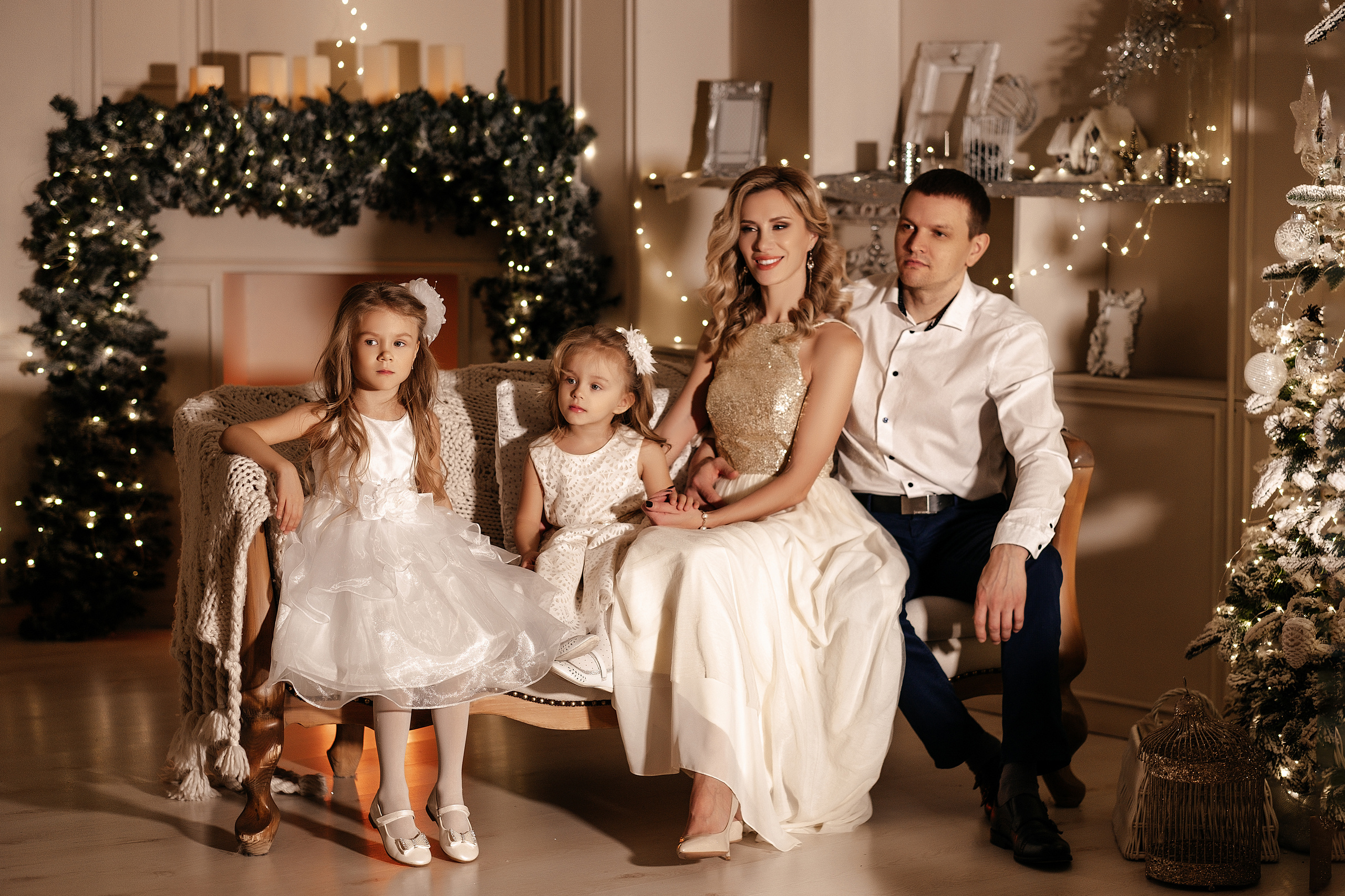 Елена с семьей. Фотограф Юлия Павлова Красноярск