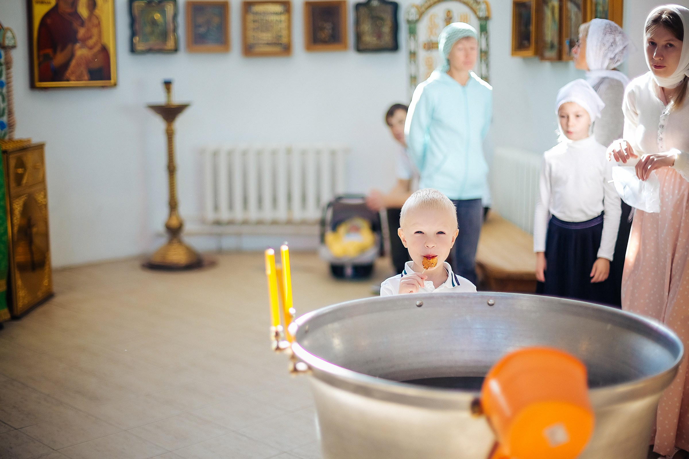 Крещение Семеона. Семейный и свадебный фотограф в Москве Леванова Александра