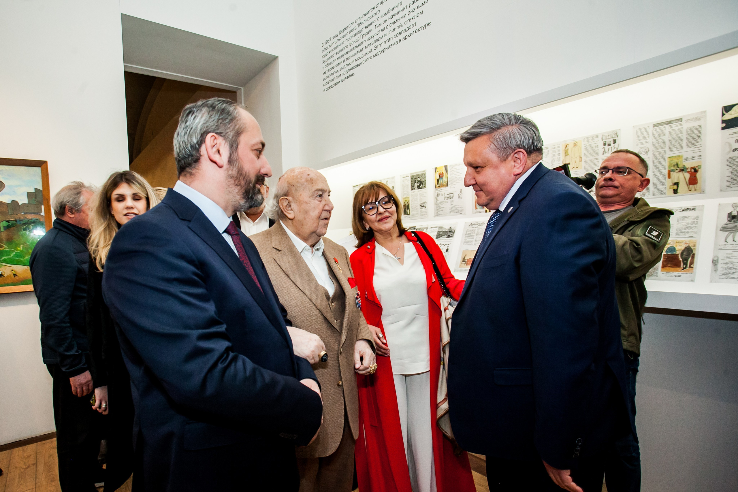 Открытие выставки Зураба Церетели. Art photographer Nino