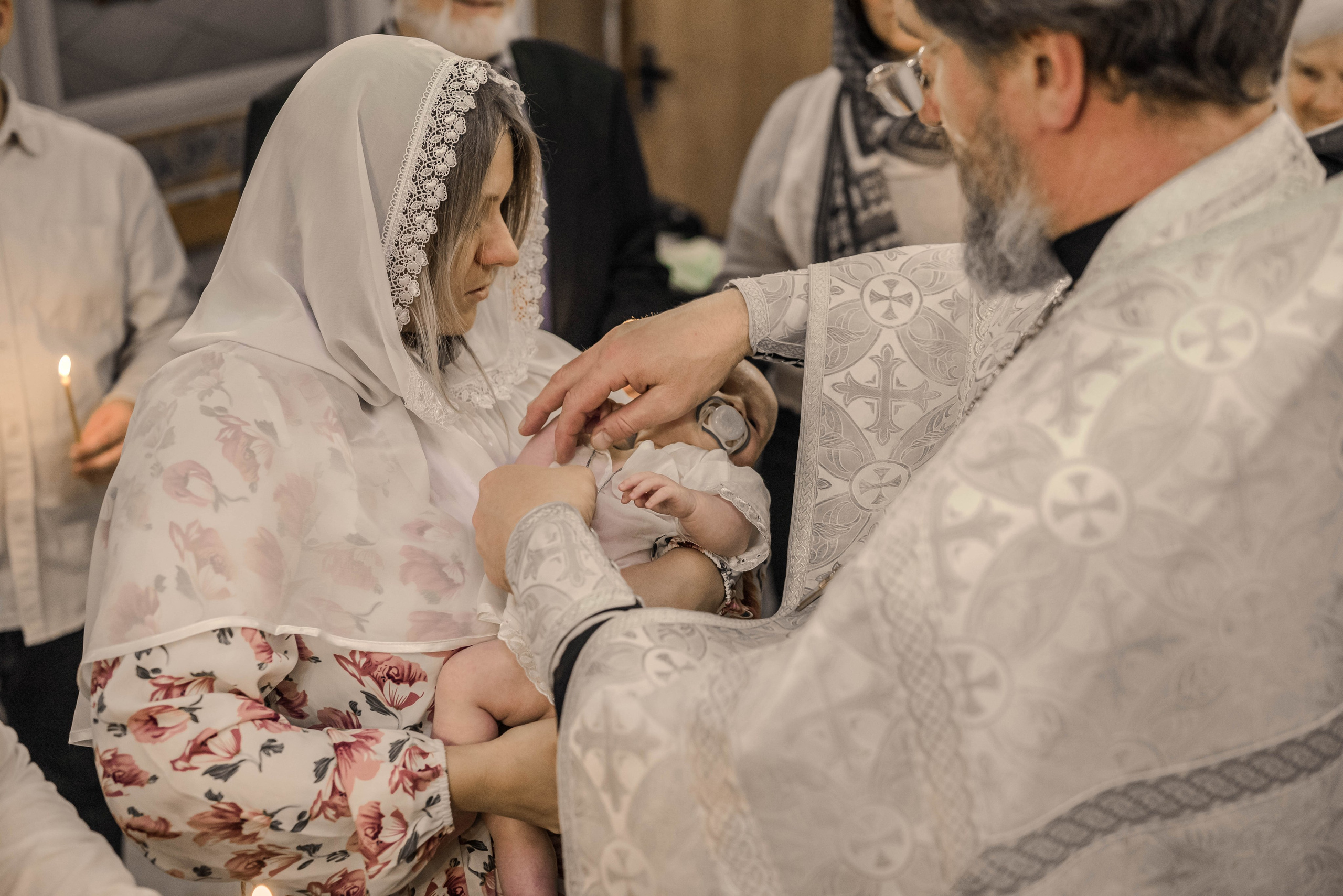 Крещение (мама Регина). Семейный и детский фотограф Москва