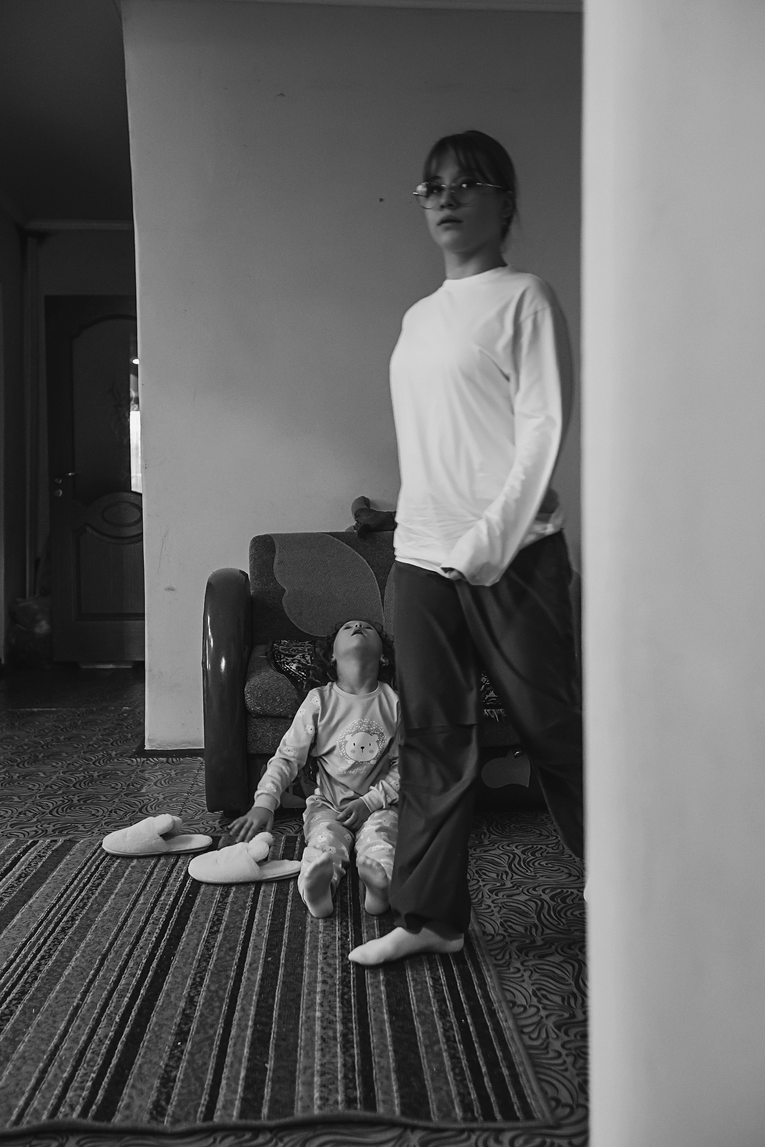 Большая семья репортаж. Семейный фотограф Тюмень, фотограф на роды Салмина Мария