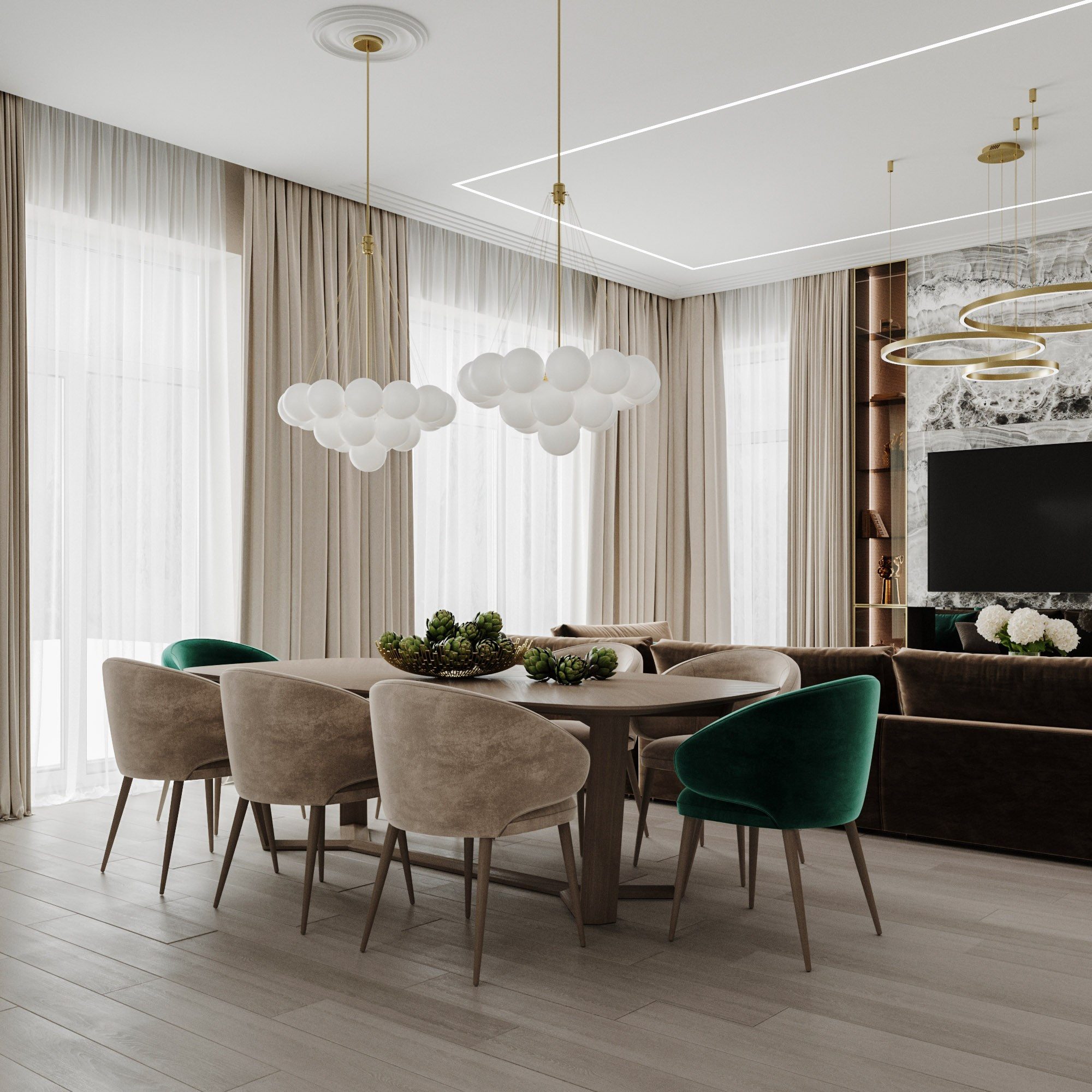 House 240 sq m. Профессиональный дизайнер интерьера