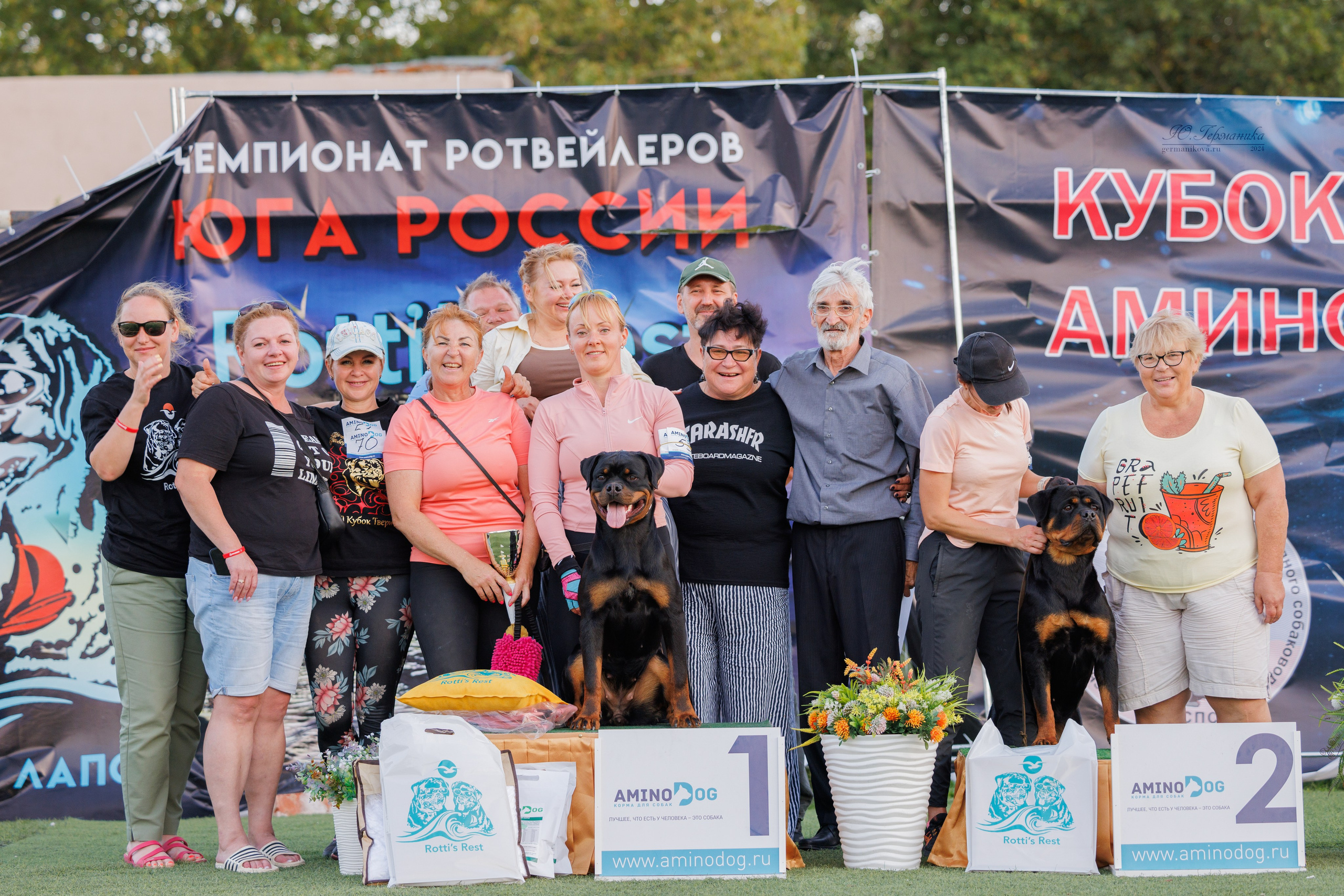 Анапа ротвейлеры 14-15.09.2024. Фотограф-анималист Юлия Германика