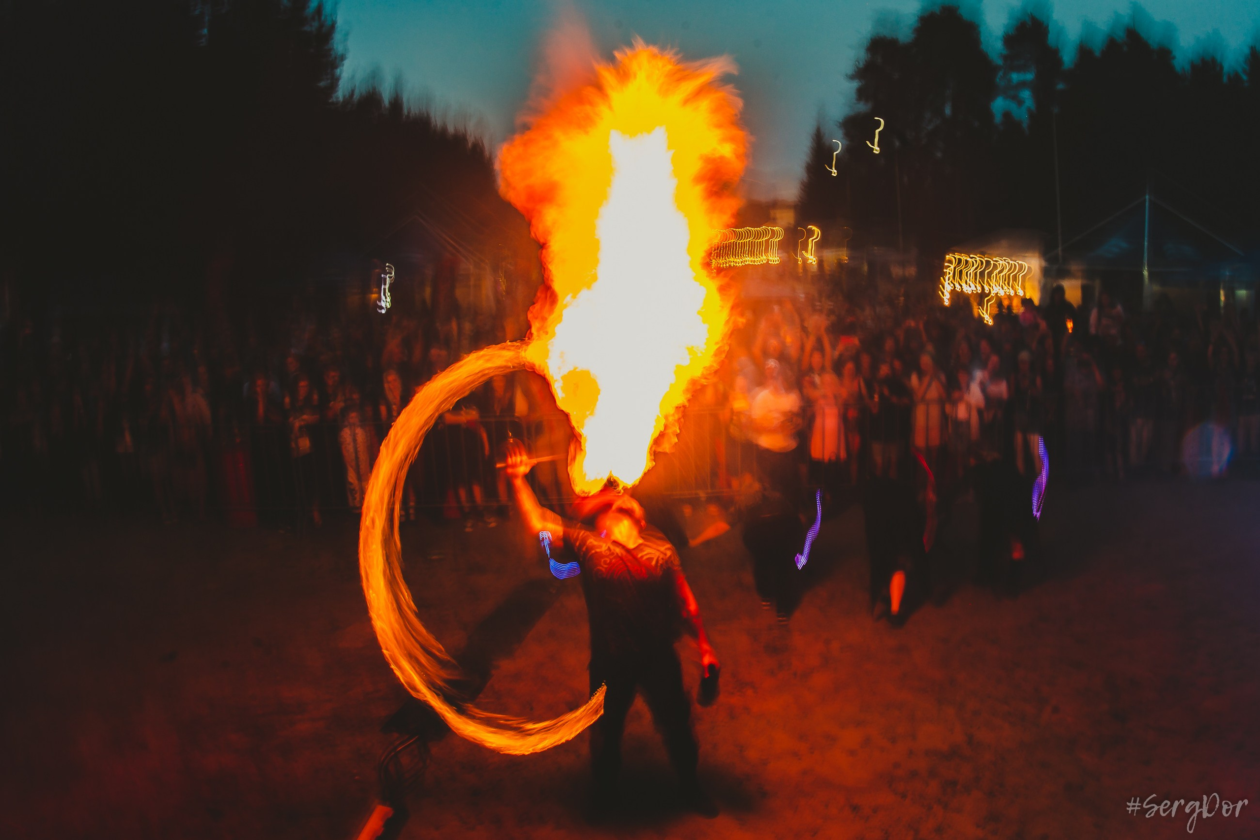 Файер-шоу, HOST BIKE FEST #9, HBF, 26.07.2024, Токсово, фестиваль, SergDor, 26 июня 2024 года, #SergDor
