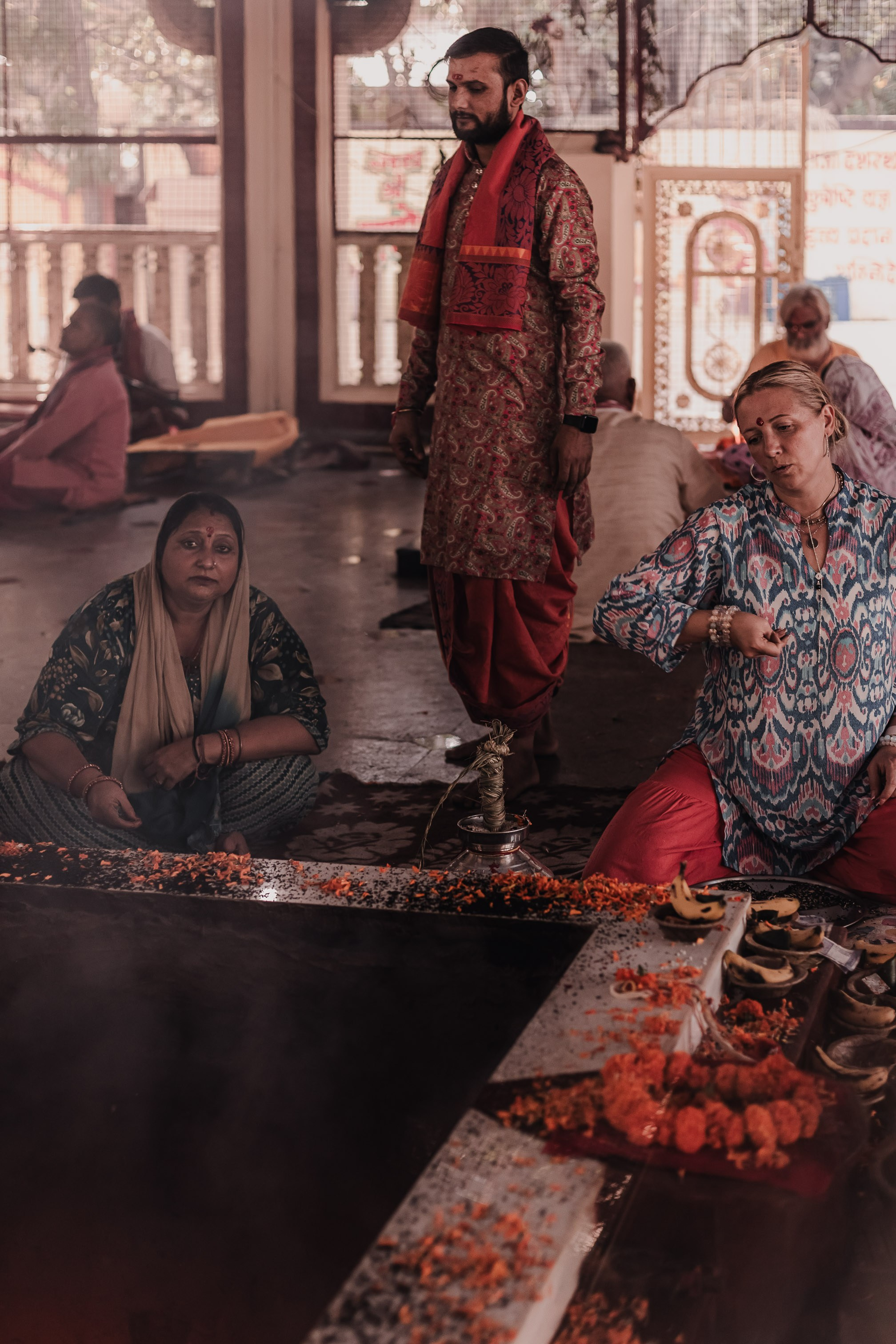 Navaratri yajna at Devraha Baba Ji ashram. Мариам Багдасарян