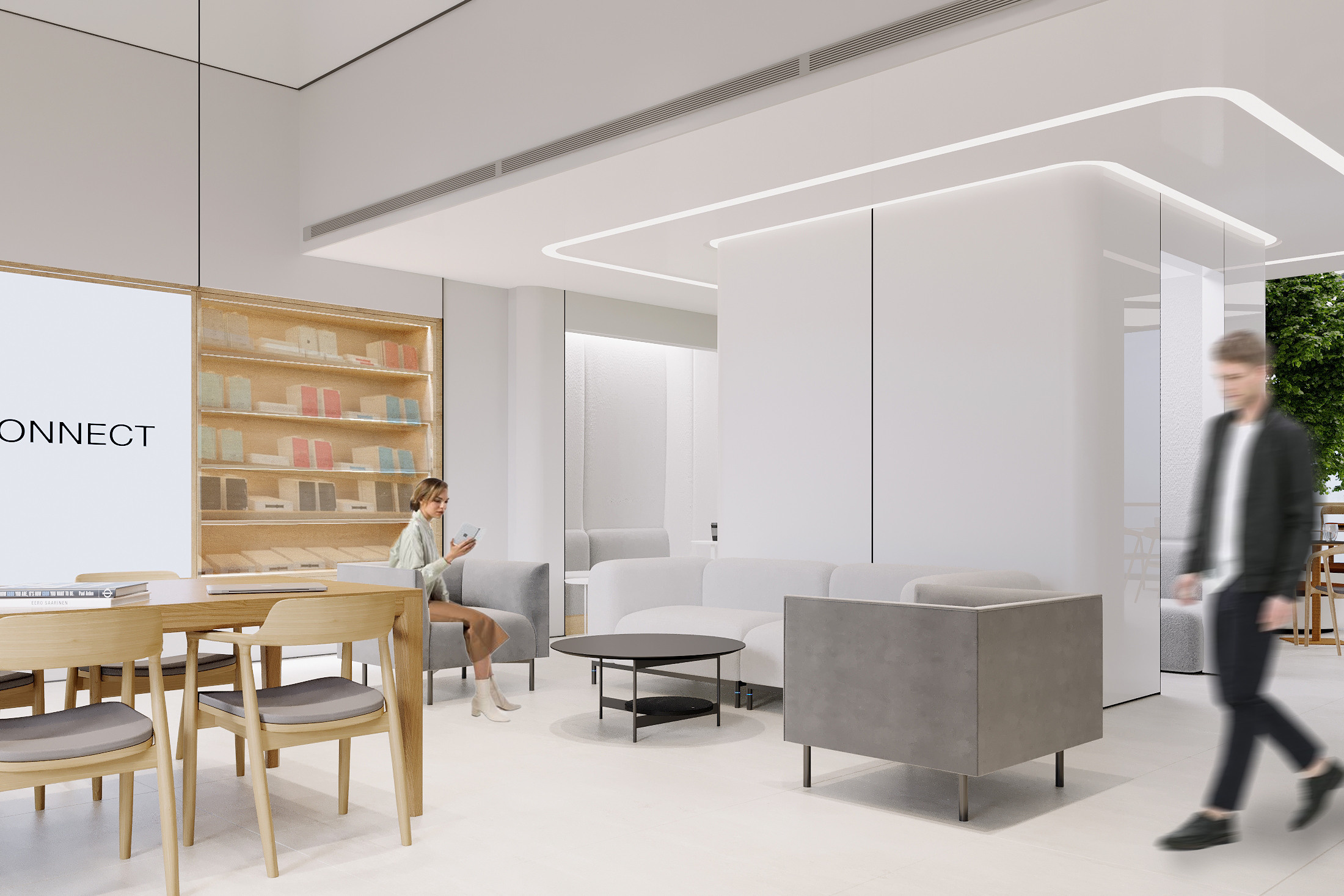 Офис продаж Tesla Connect. Kod Interiors | Дизайнер интерьеров Кораблина Кристина