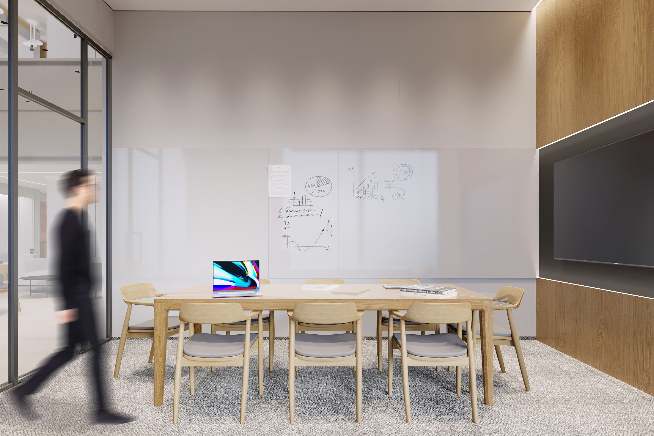 Офис продаж Tesla Connect. Kod Interiors | Дизайнер интерьеров Кораблина Кристина