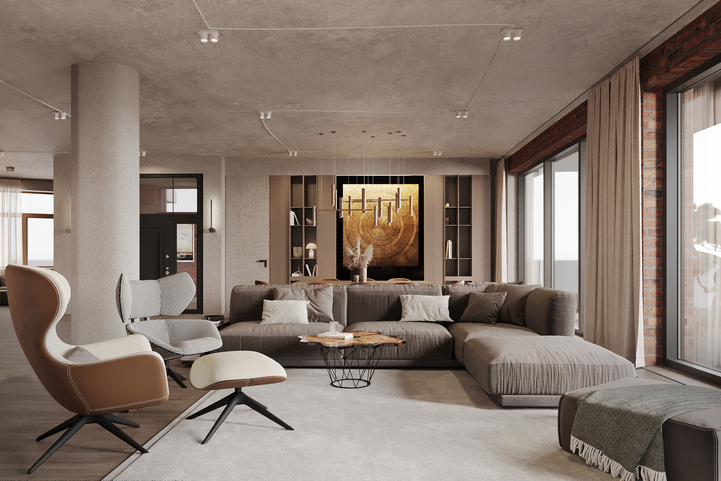 Загородный дом 700 кв. м. КП Киселево. Kod Interiors | Дизайнер интерьеров Кораблина Кристина