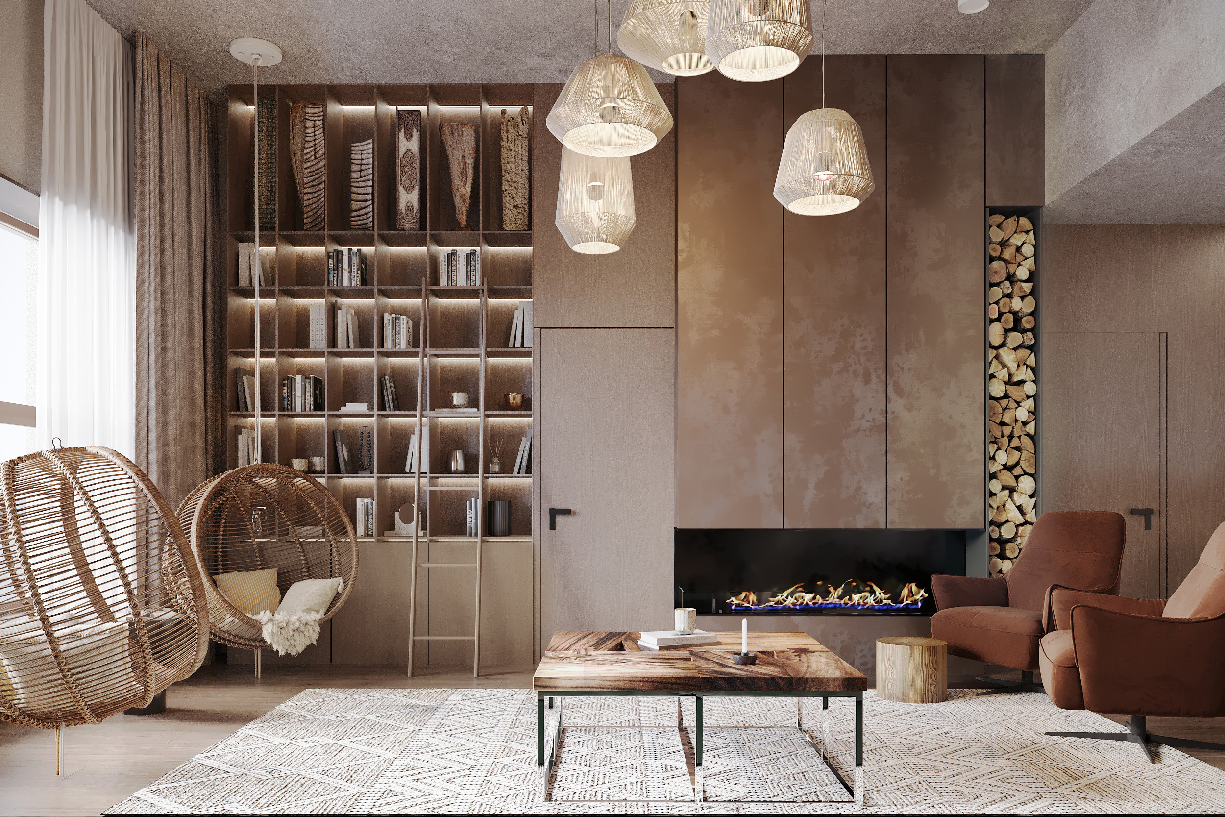 Загородный дом 700 кв. м. КП Киселево. Kod Interiors | Дизайнер интерьеров Кораблина Кристина