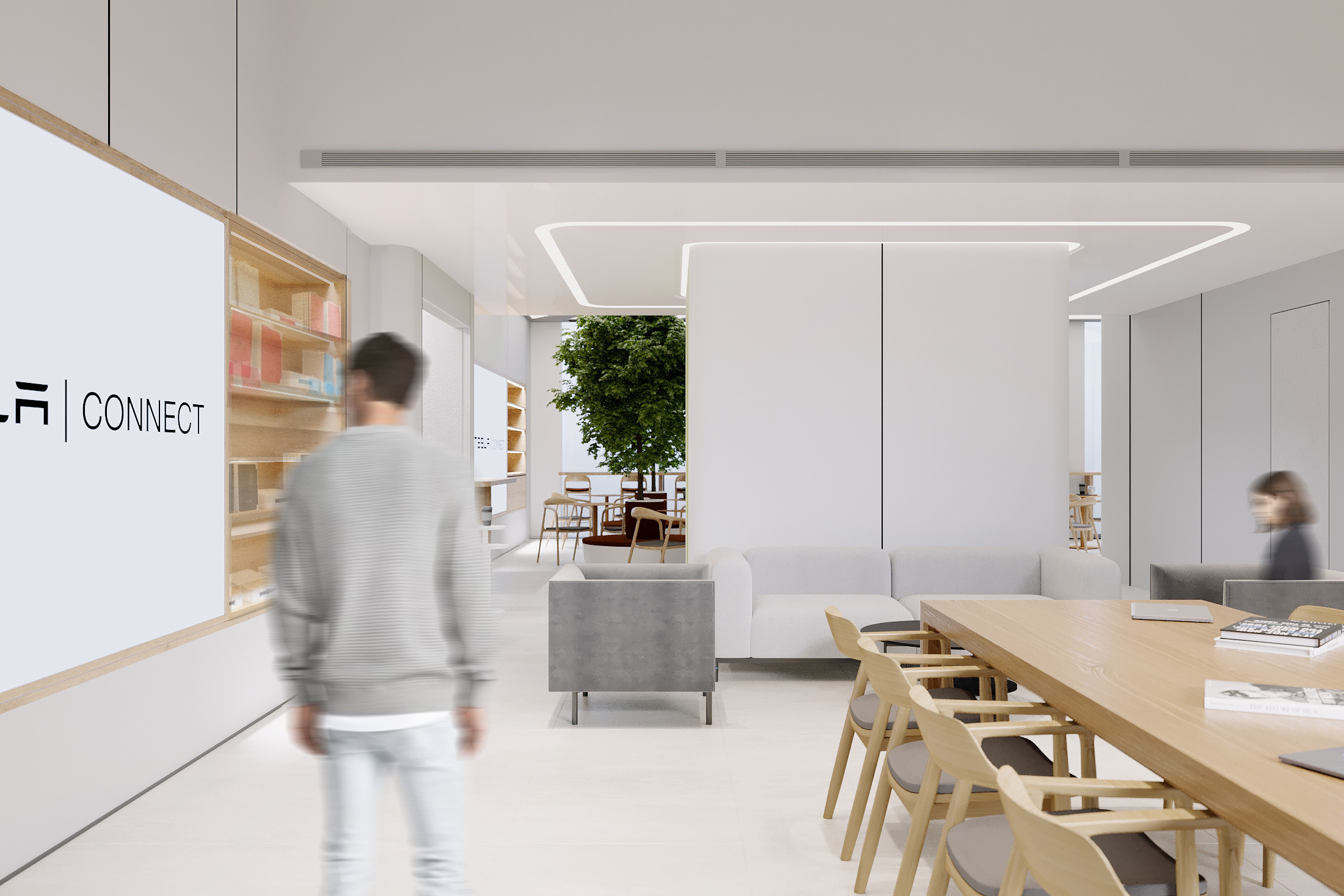 Офис продаж Tesla Connect. Kod Interiors | Дизайнер интерьеров Кораблина Кристина