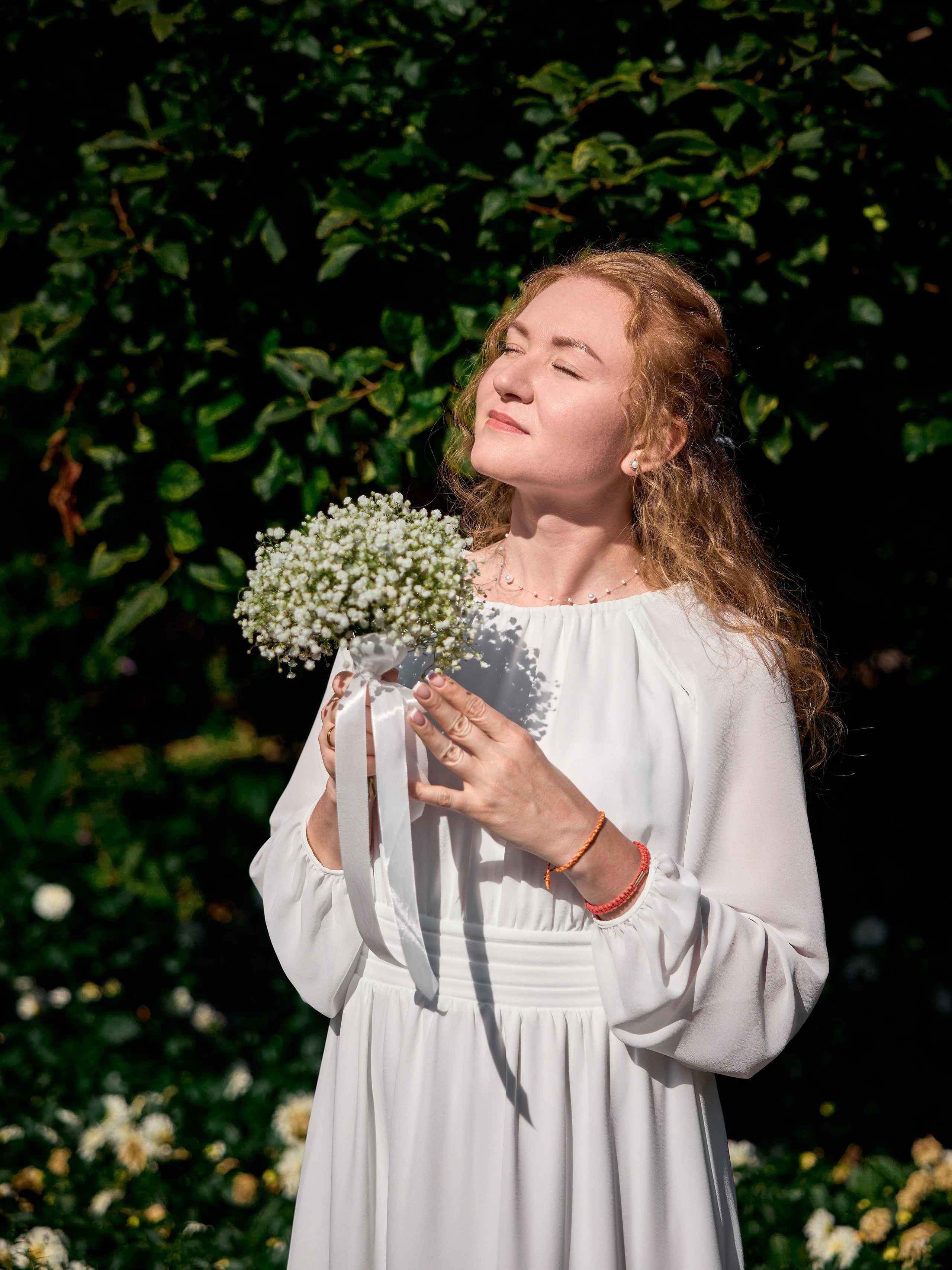 Свадебная прогулка в парке Горького в Москве