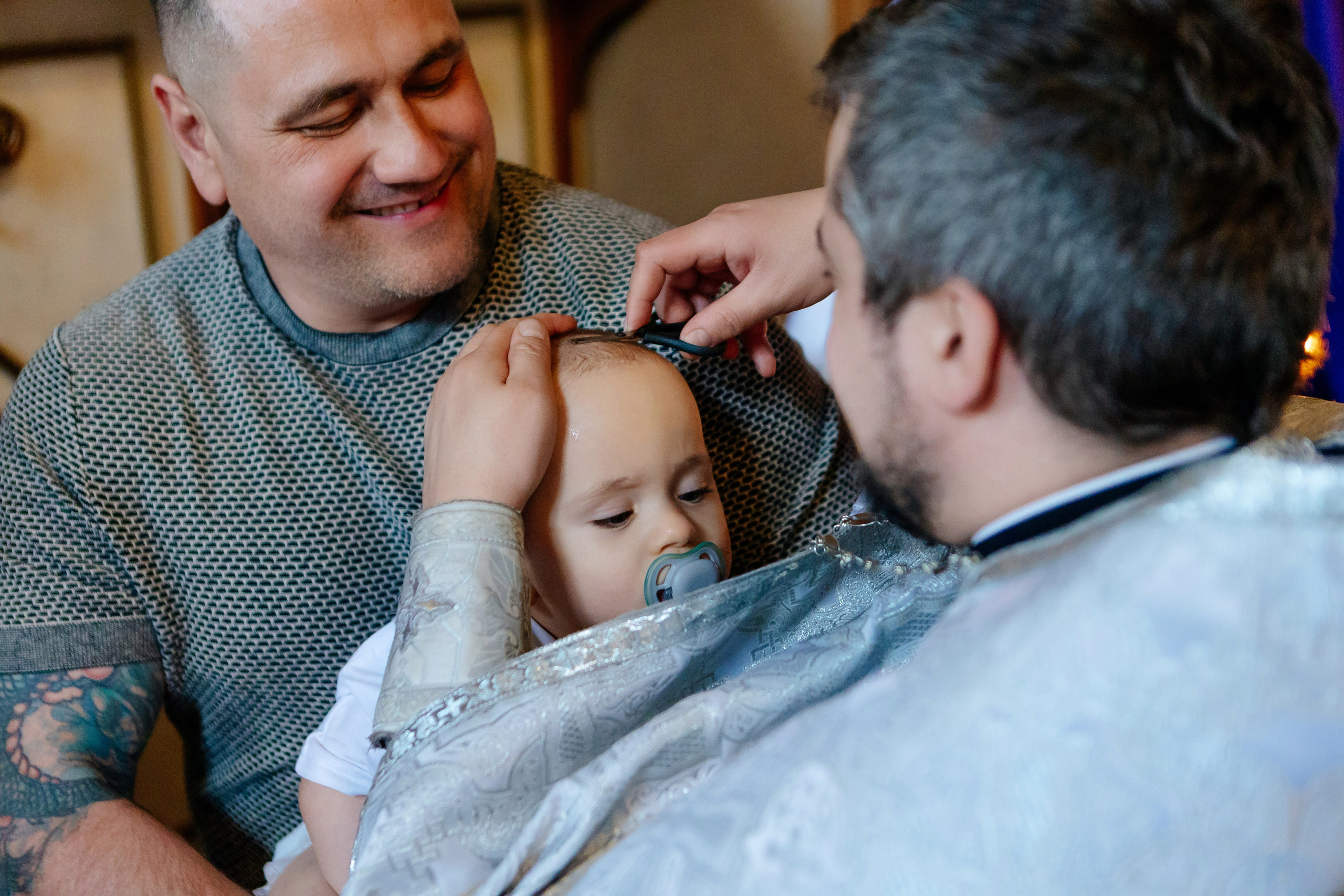 Крещение Даниила. Семейный и детский фотограф в Москве Александра Мак