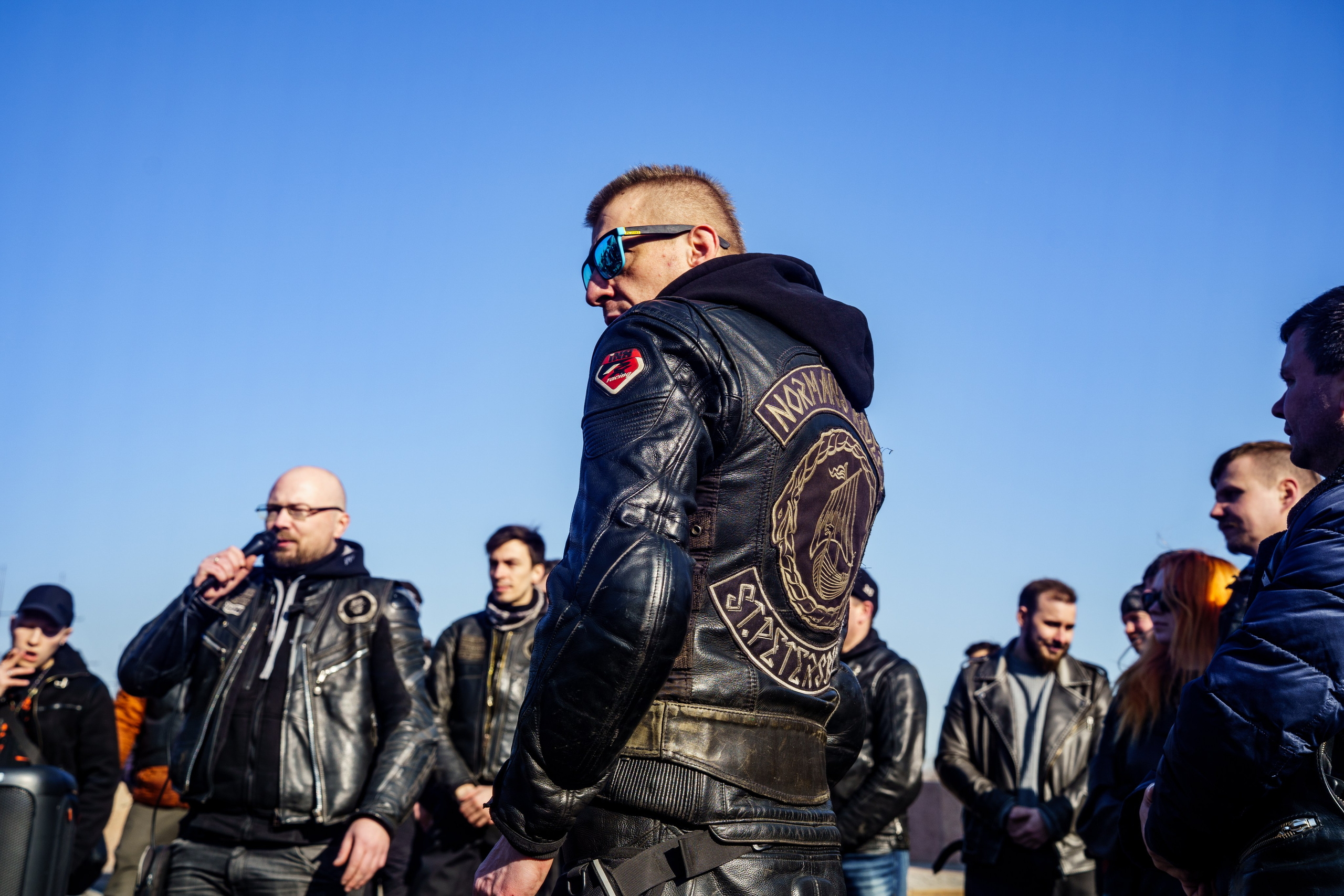 Прохват мотоклуба Norman Riders ч.1. Концертный и репортажный фотограф в Санкт-Петербурге Слава Пахомов