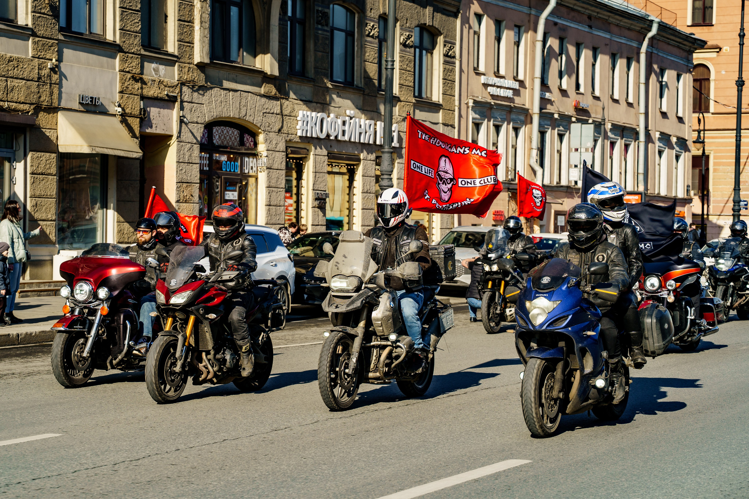 Прохват мотоклуба Norman Riders ч.1. Концертный и репортажный фотограф в Санкт-Петербурге Слава Пахомов