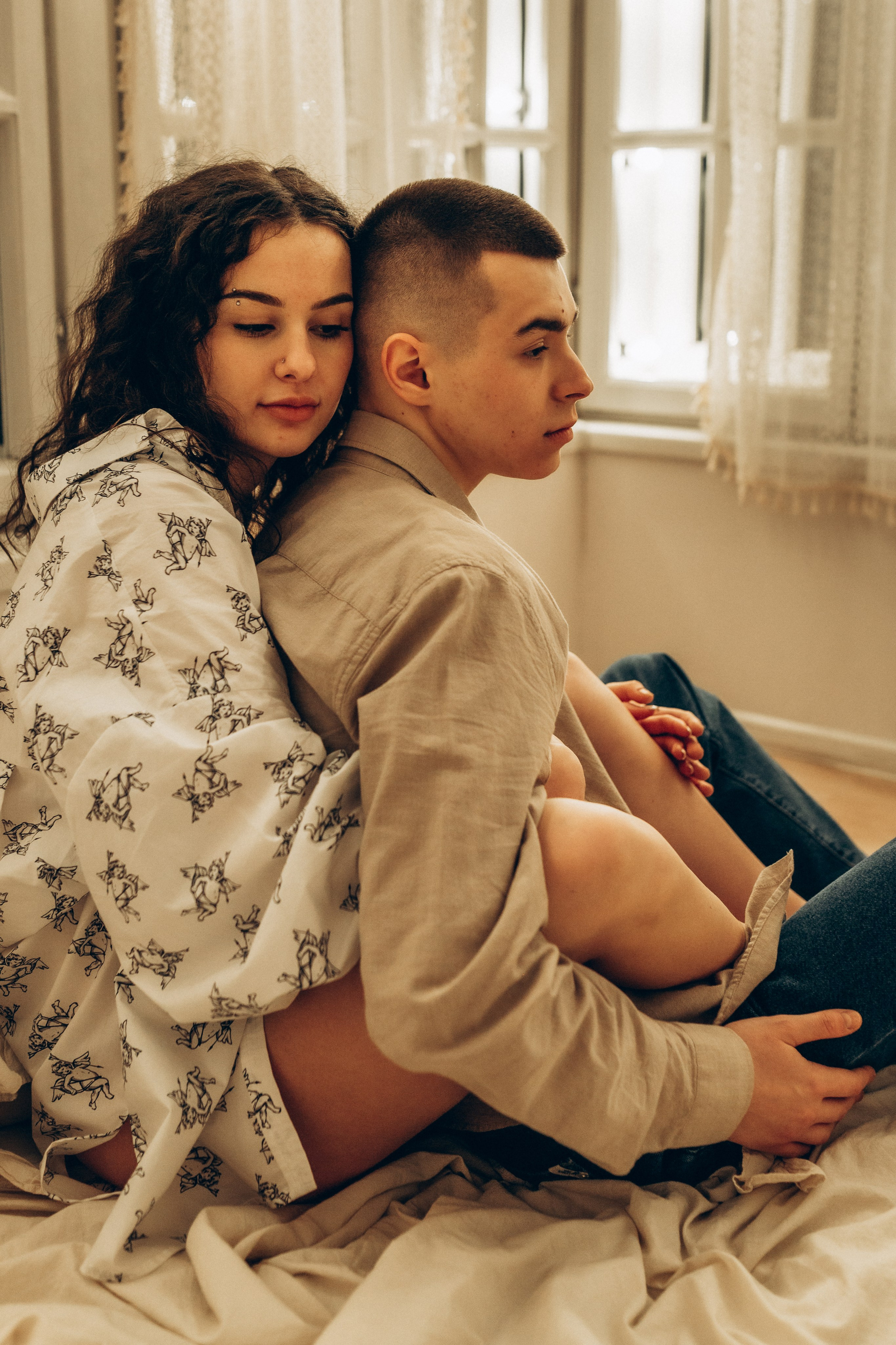 LoveStory Никита и Лиза в студии. Фотограф Санкт-Петербург Князева Елизавета
