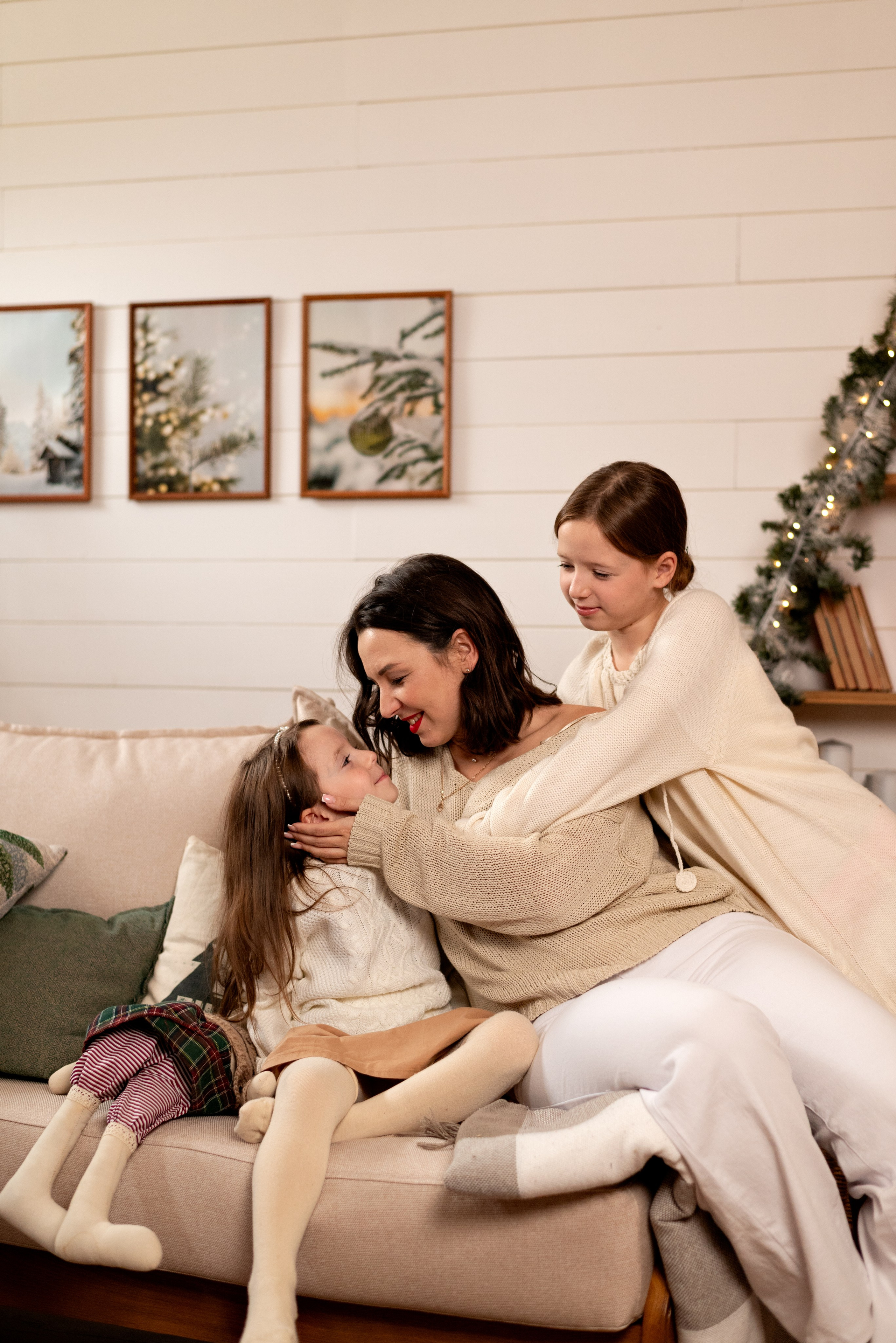 Семейная новогодняя фотосессия