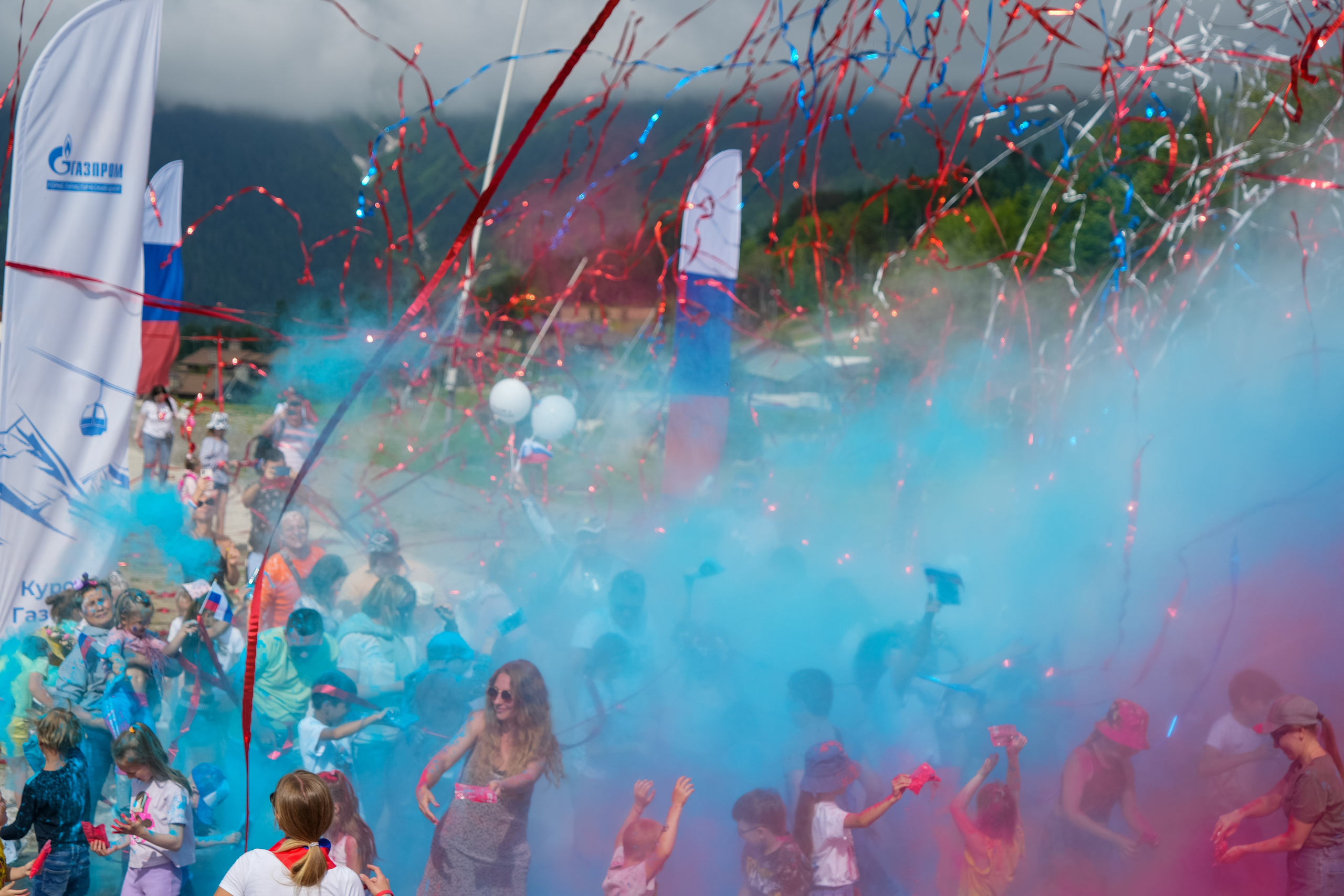 День России на курорте Газпром 2023. Репортажный фотограф в Красной Поляне и Сочи Павлюченко Екатерина