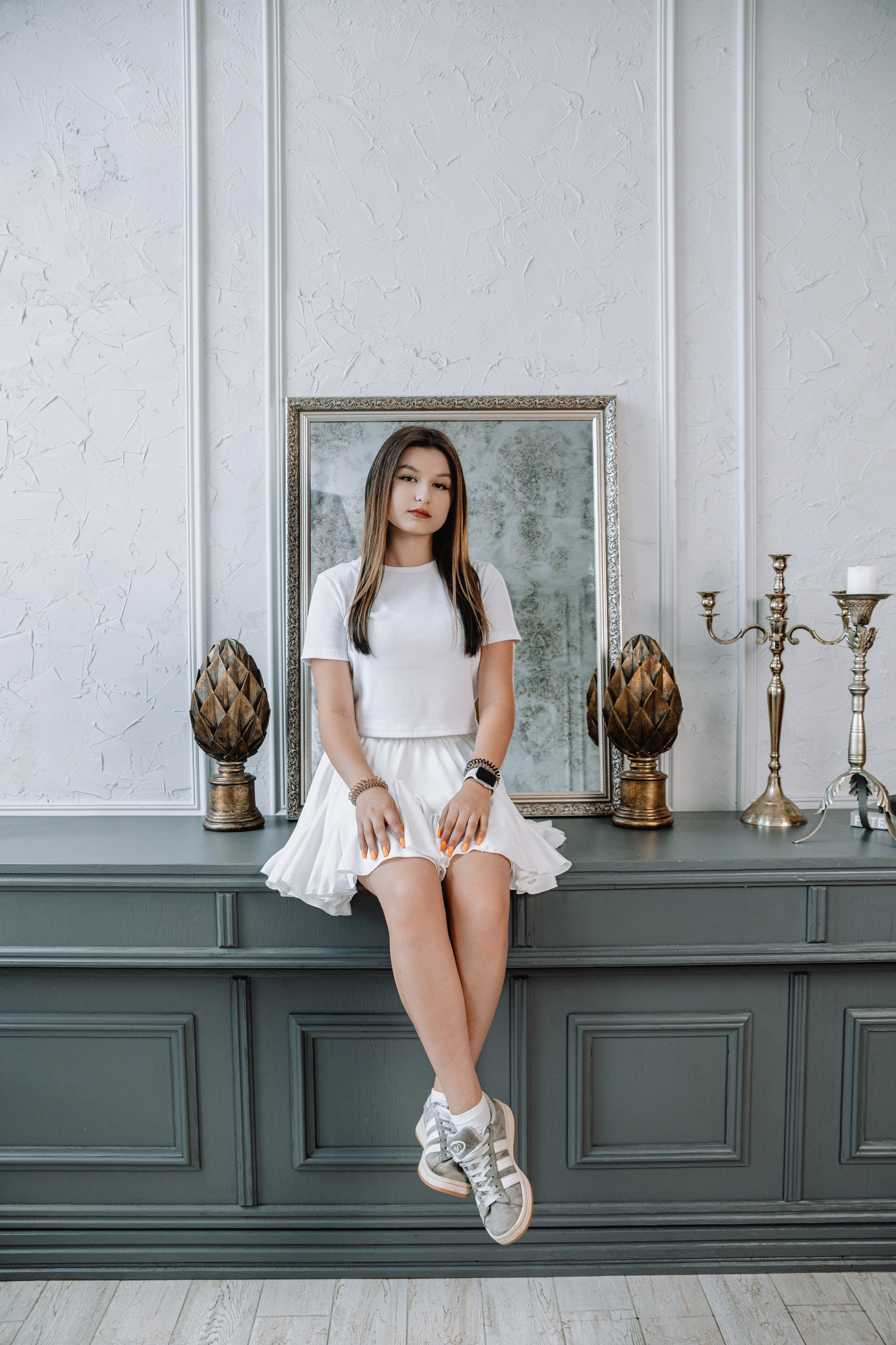 Евгения, Михаил и Дарина и собачка Чарли. Фотограф Воронеж Варвара