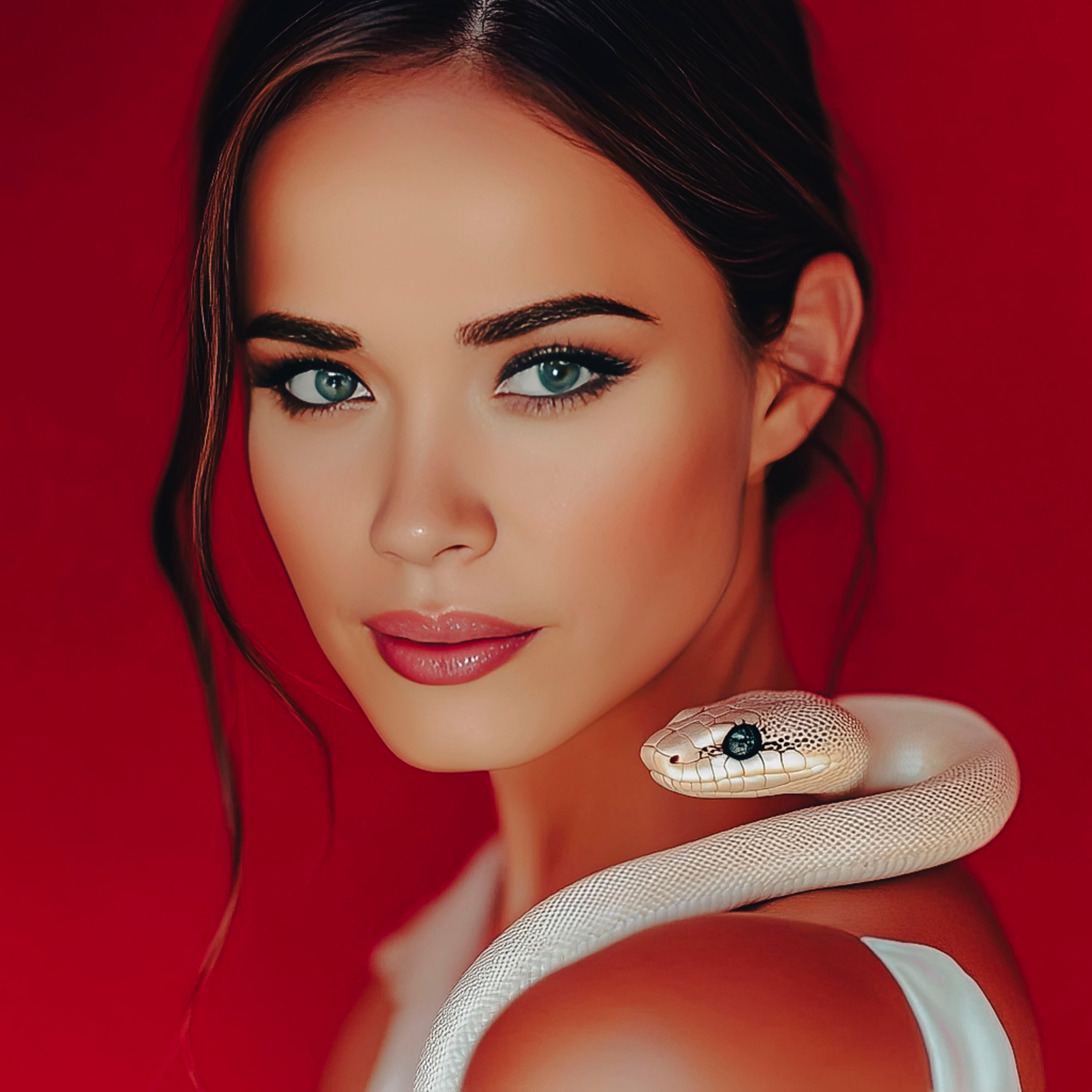 Нейрофотосессия для Эллады. Девушка со змеей. ФотоХудожник Харитонова Ирина г. Санкт-Петербург