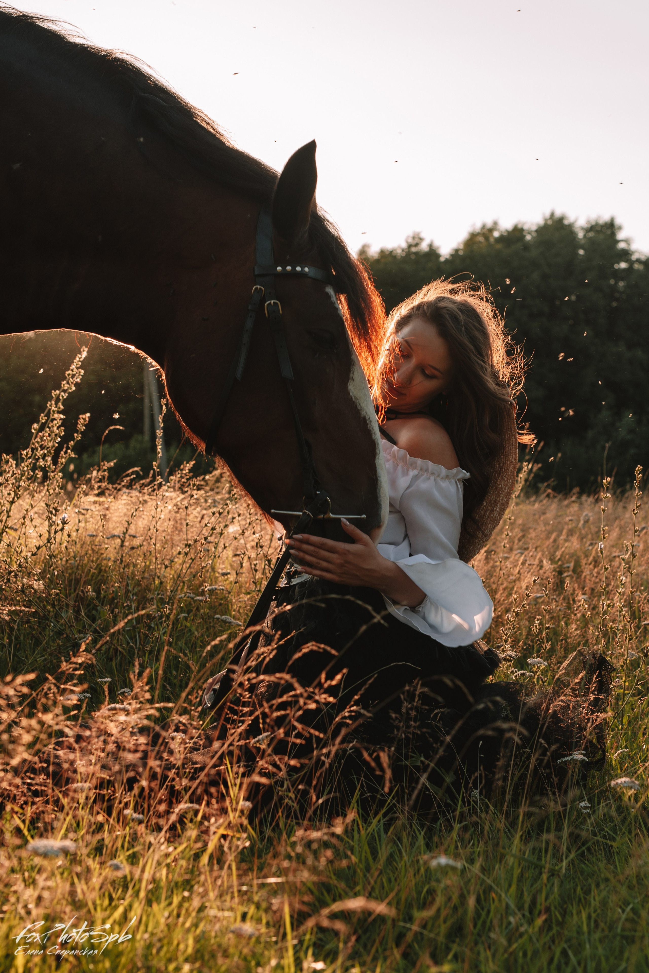 С лошадками. Фотограф в Санкт-Петербурге и Ленинградской области