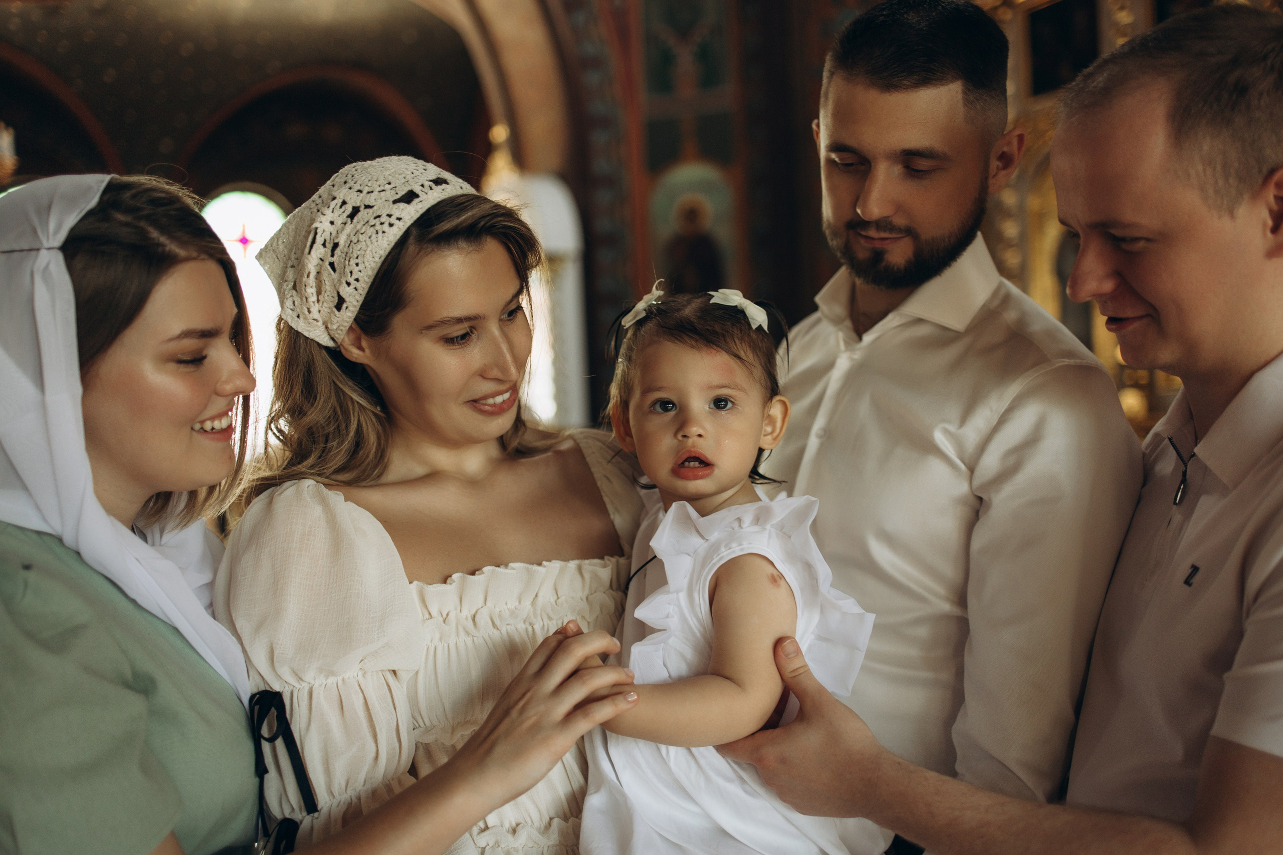 Крещение Стефании. Самый теплый фотограф в Краснодаре Рябоконь Ксения