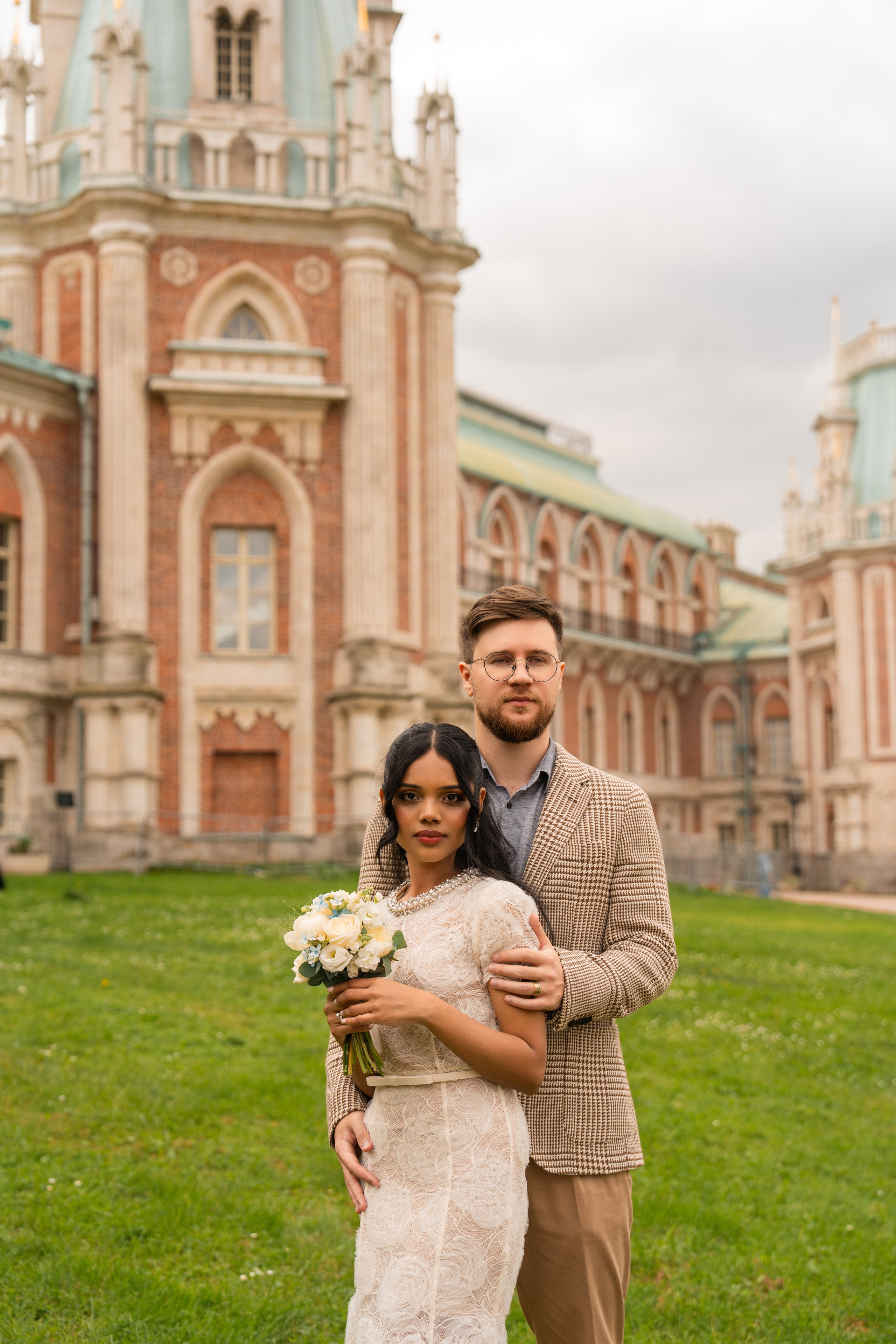 Максим и Харша, Царицыно. Свадебный фотограф в Москве Анна Полушина