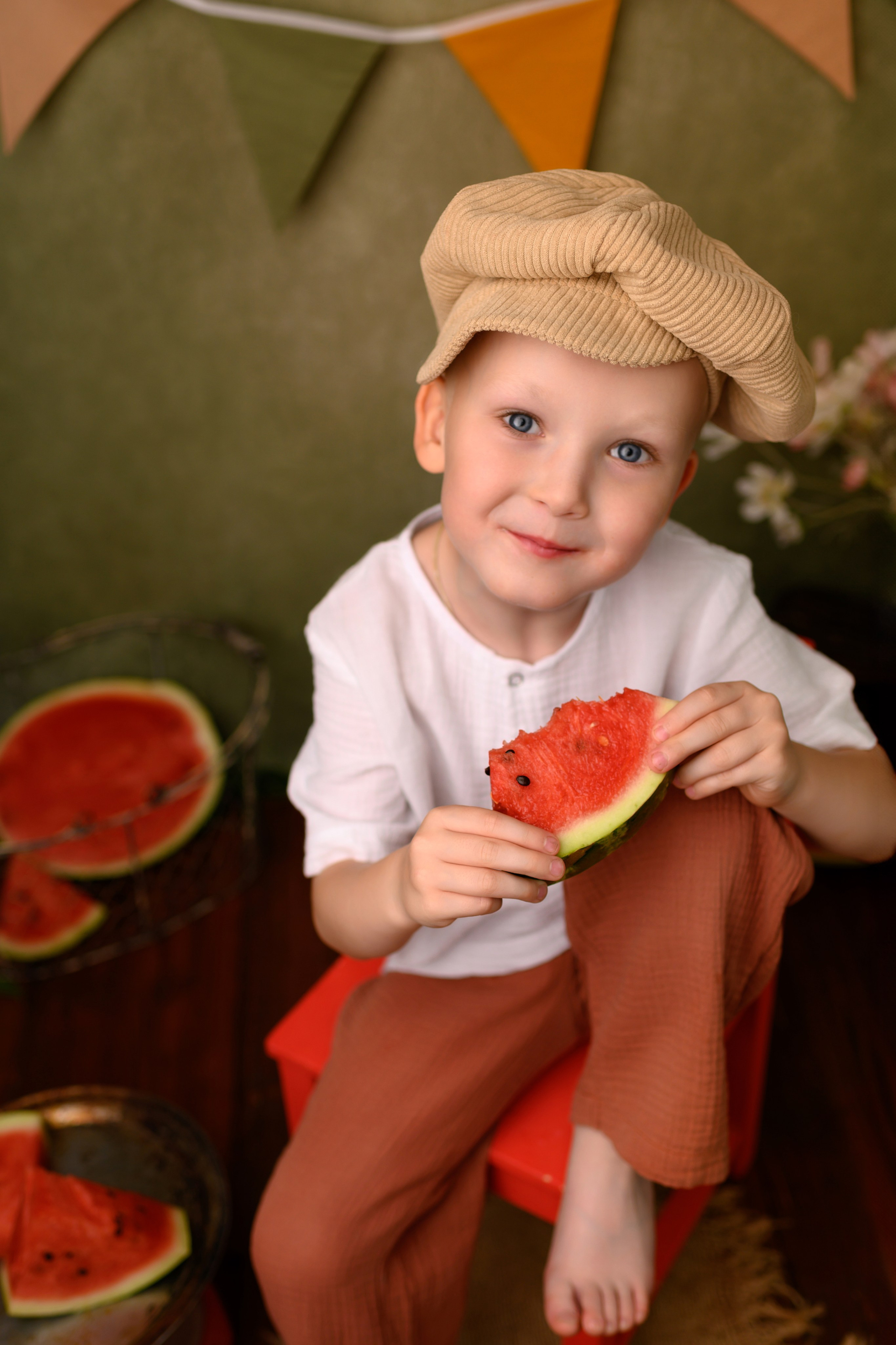 Фотопроект арбузик. Семейный, детский фотограф в Москве Дегтярева Анастасия