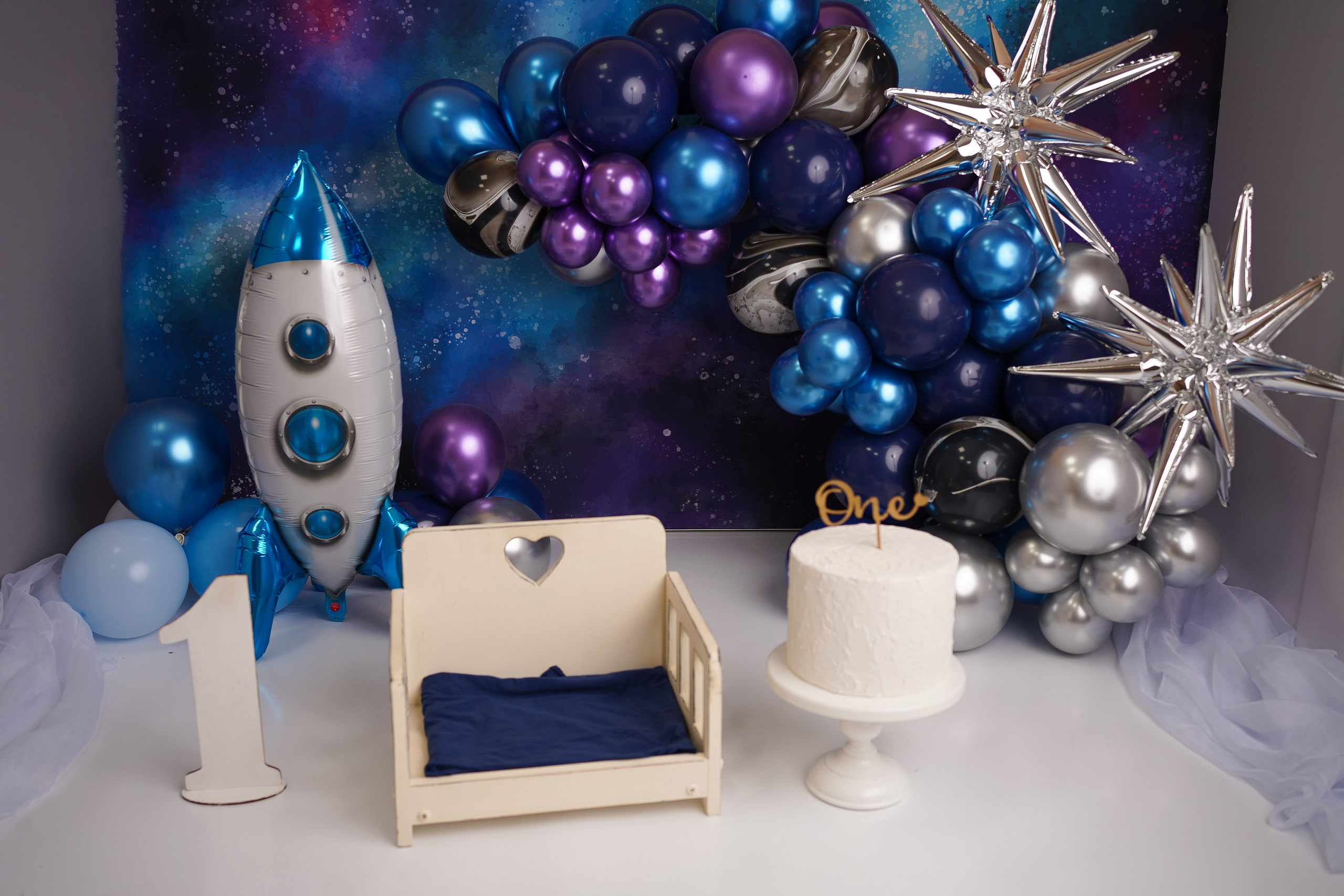 Шары к тарифу «годик эксклюзив». Фотограф новорожденных в г. Павлово Беспалова Екатерина