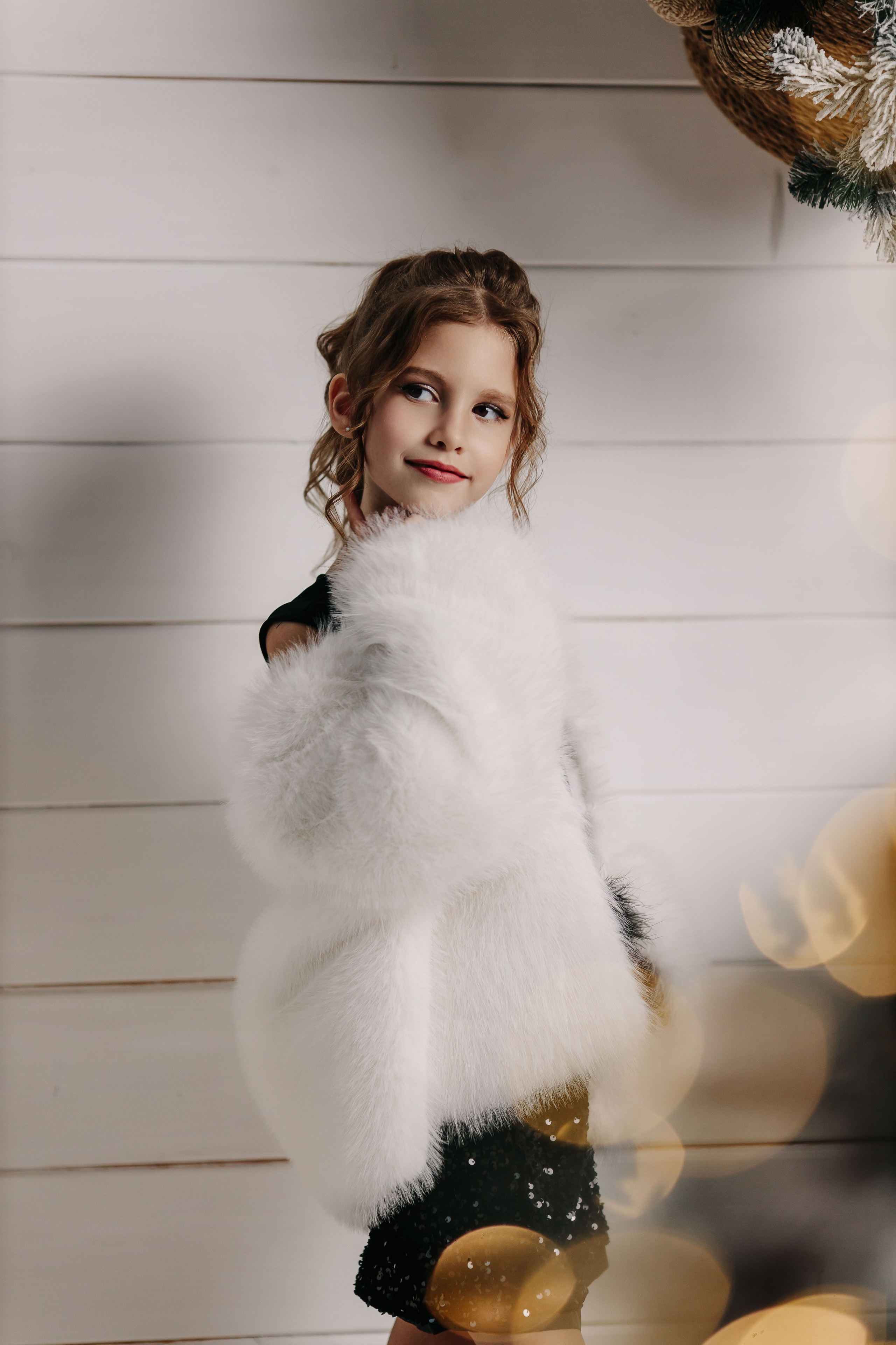 Новогодние портретики с Евой). Семейный и детский фотограф в Пскове и Санкт-Петербурге Яна Калинина