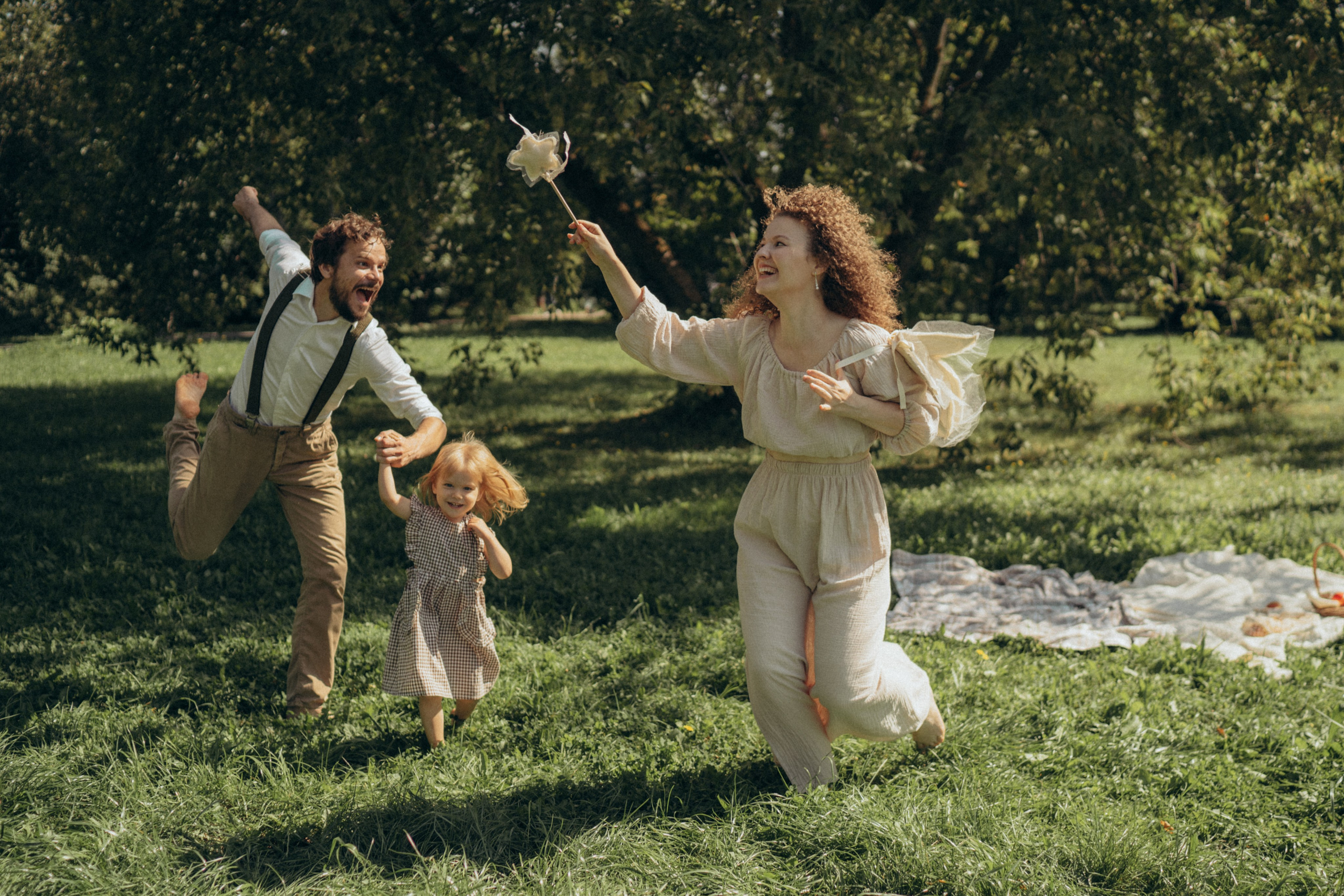 Полдень в парке. Семейный фотограф в Москве Елена Гильманова