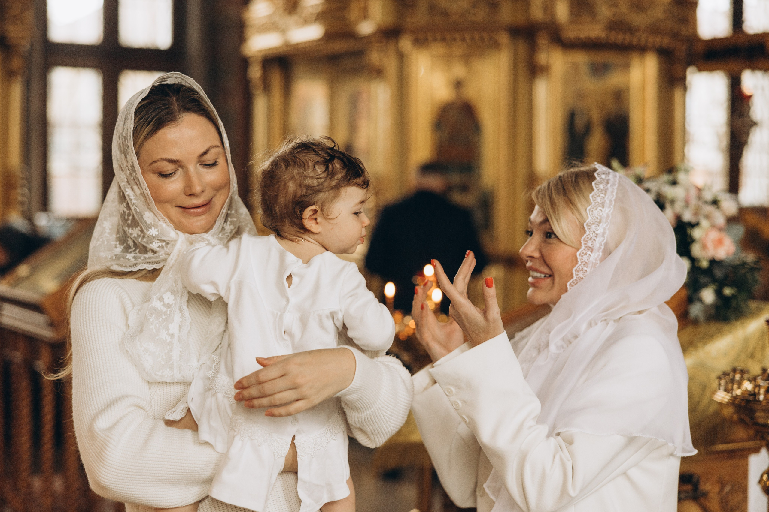 Крещение Дианы. Семейный фотограф в Москве Виктория Ястребинская