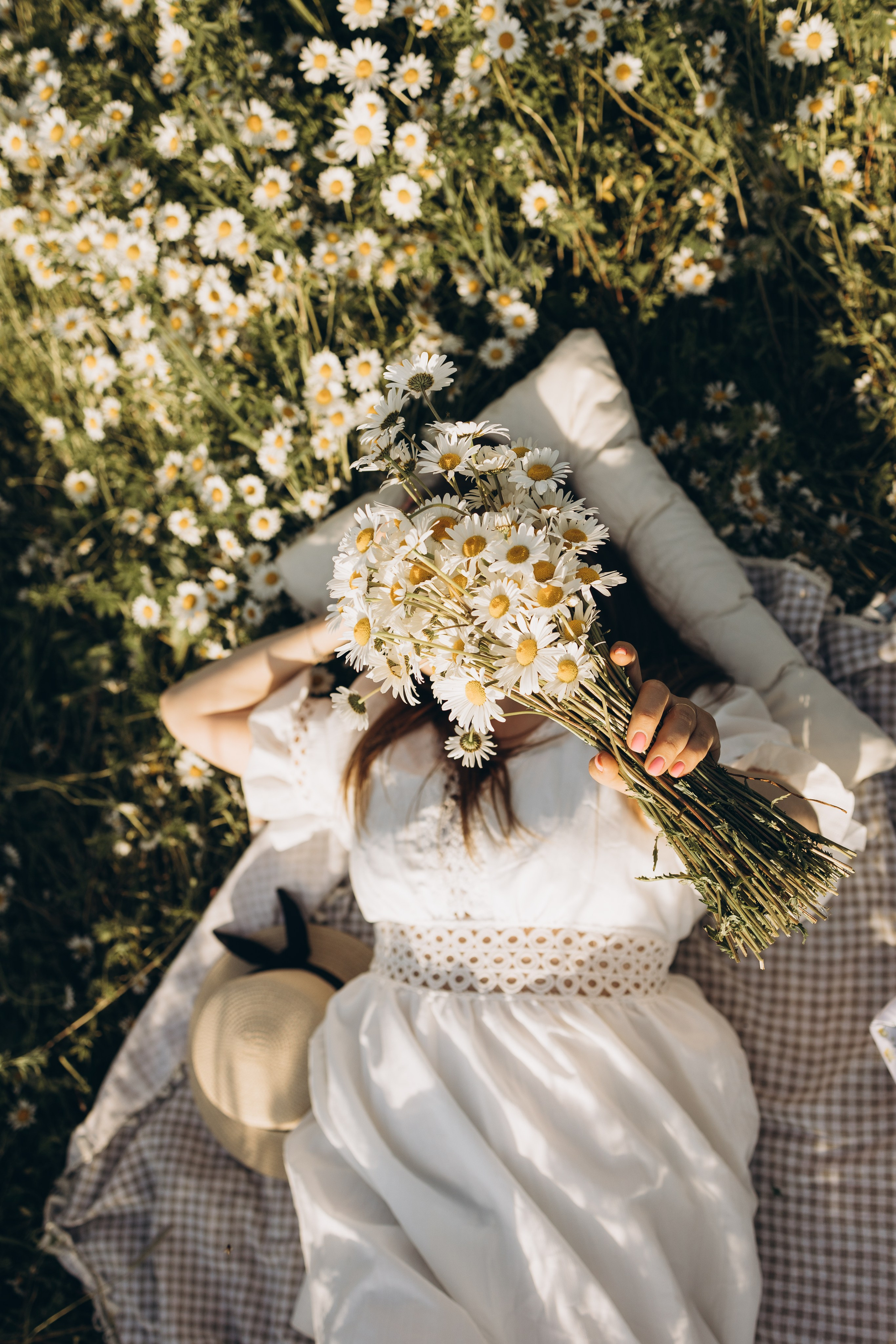 Маша и ромашки. Семейный фотограф в Москве Виктория Ястребинская