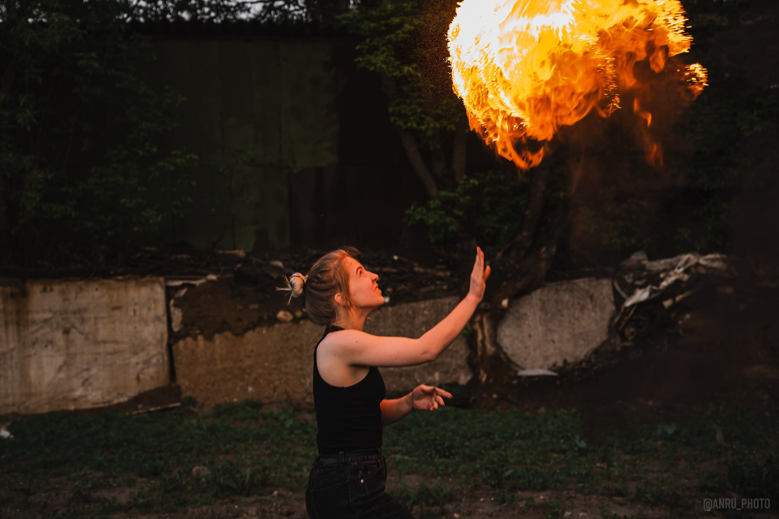 Огненная тренировка. Репортажный фотограф Анастасия Рубцова