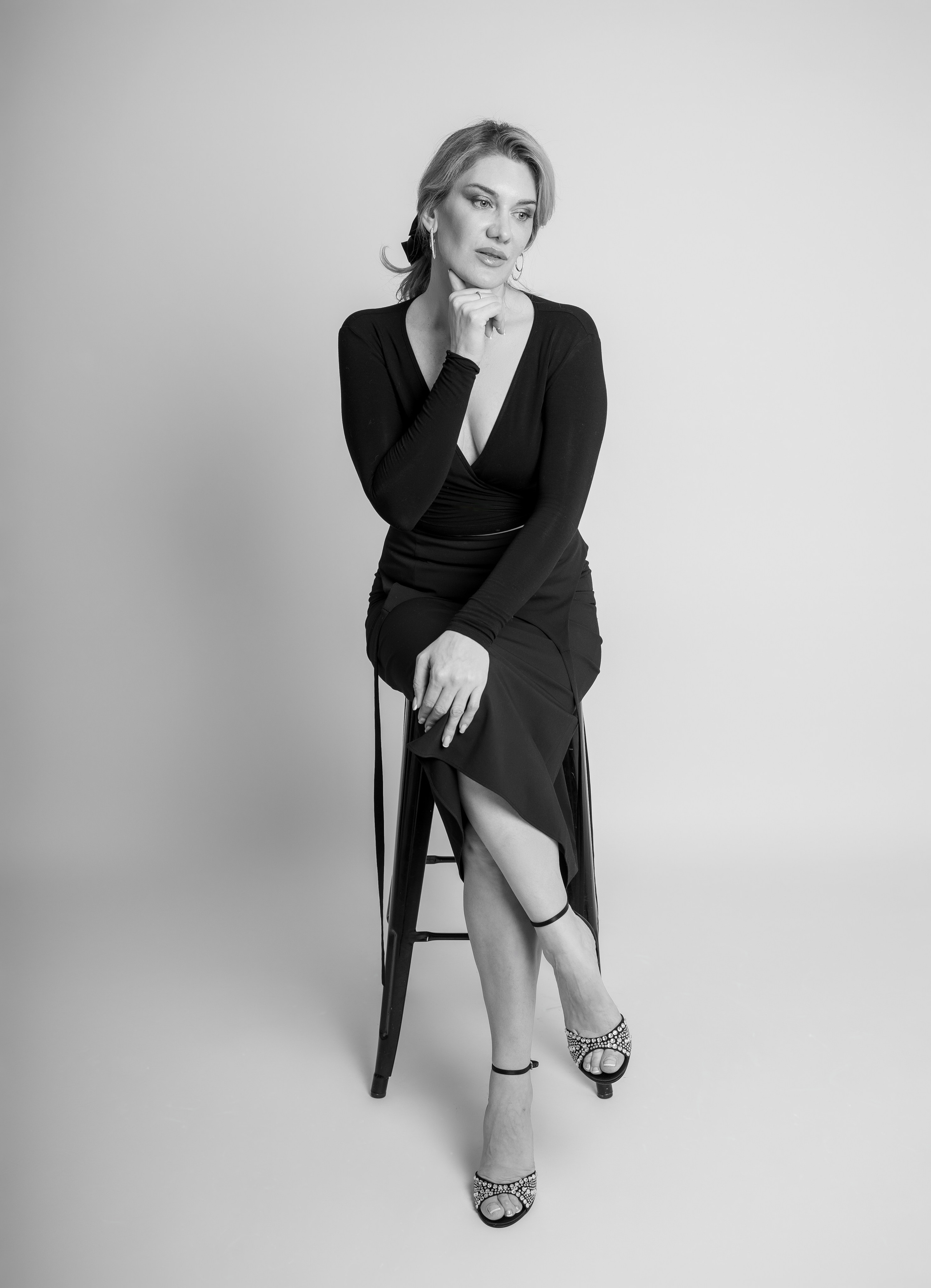 Черно-белая фотосессия