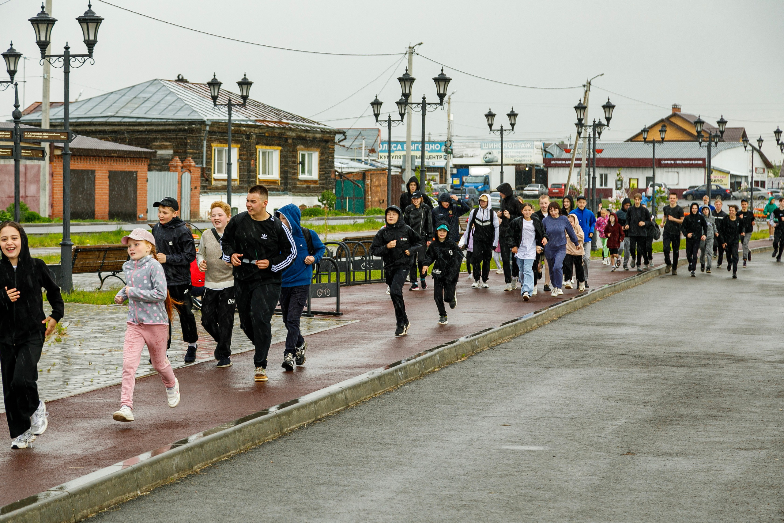 «СпортЛето» и «Зарядка с чемпионом» — семья Сармачевых 😋. Фотограф Андрей Гузеев
