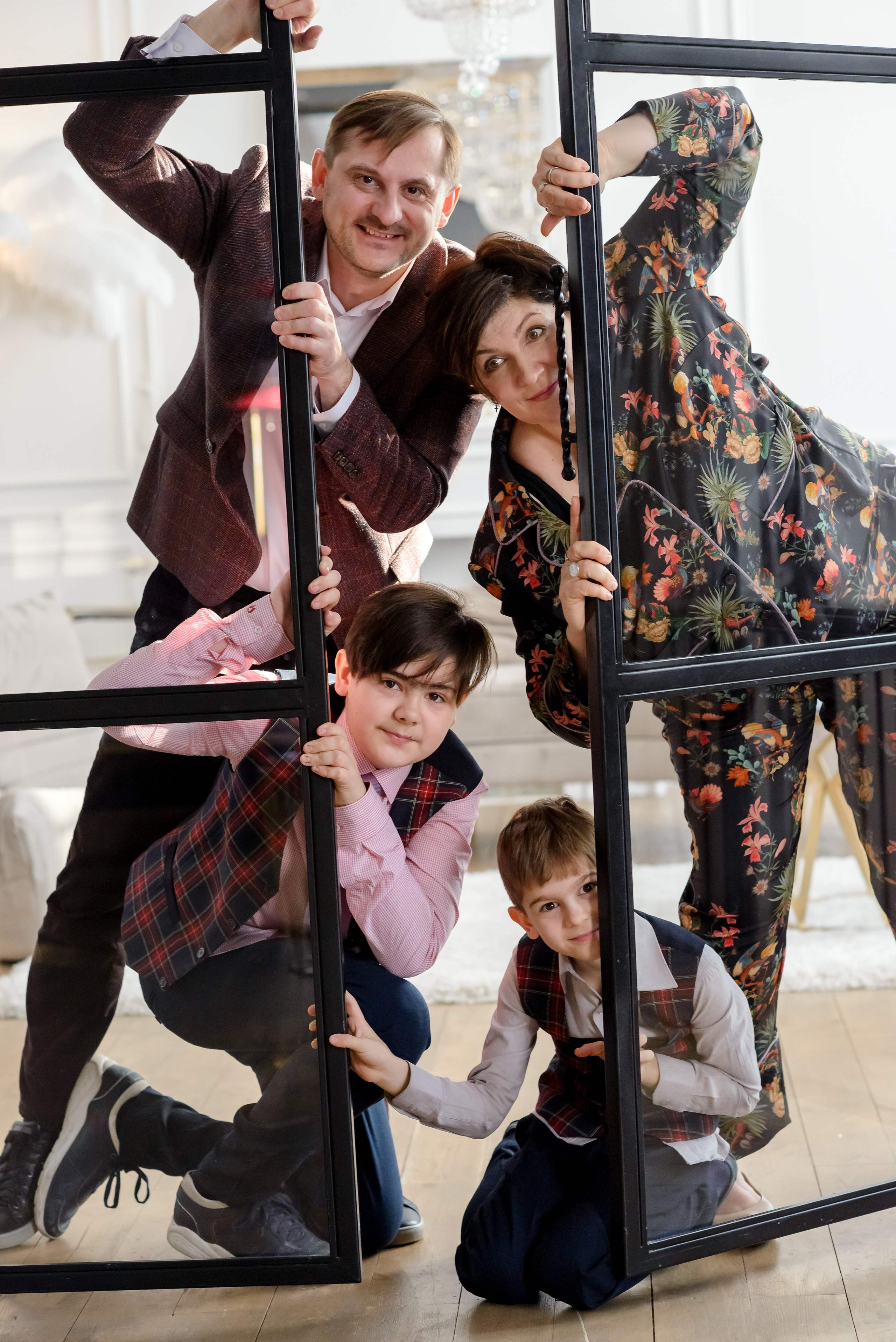 Студийные семейные съемки. Фотограф Александра Бонова