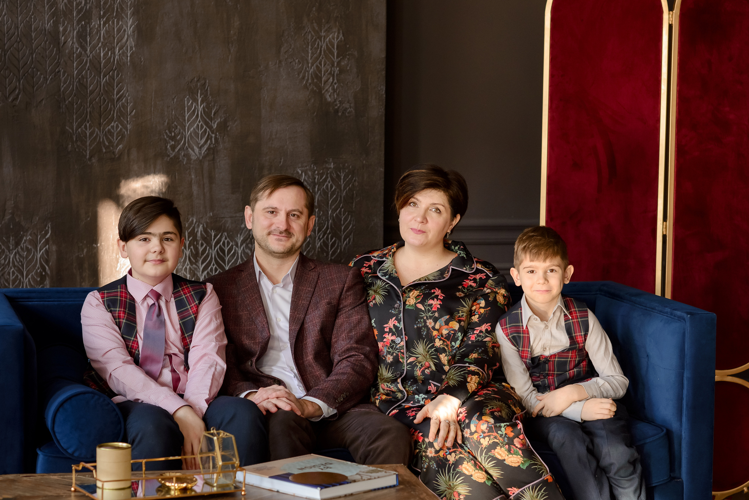 Студийные семейные съемки. Фотограф Александра Бонова